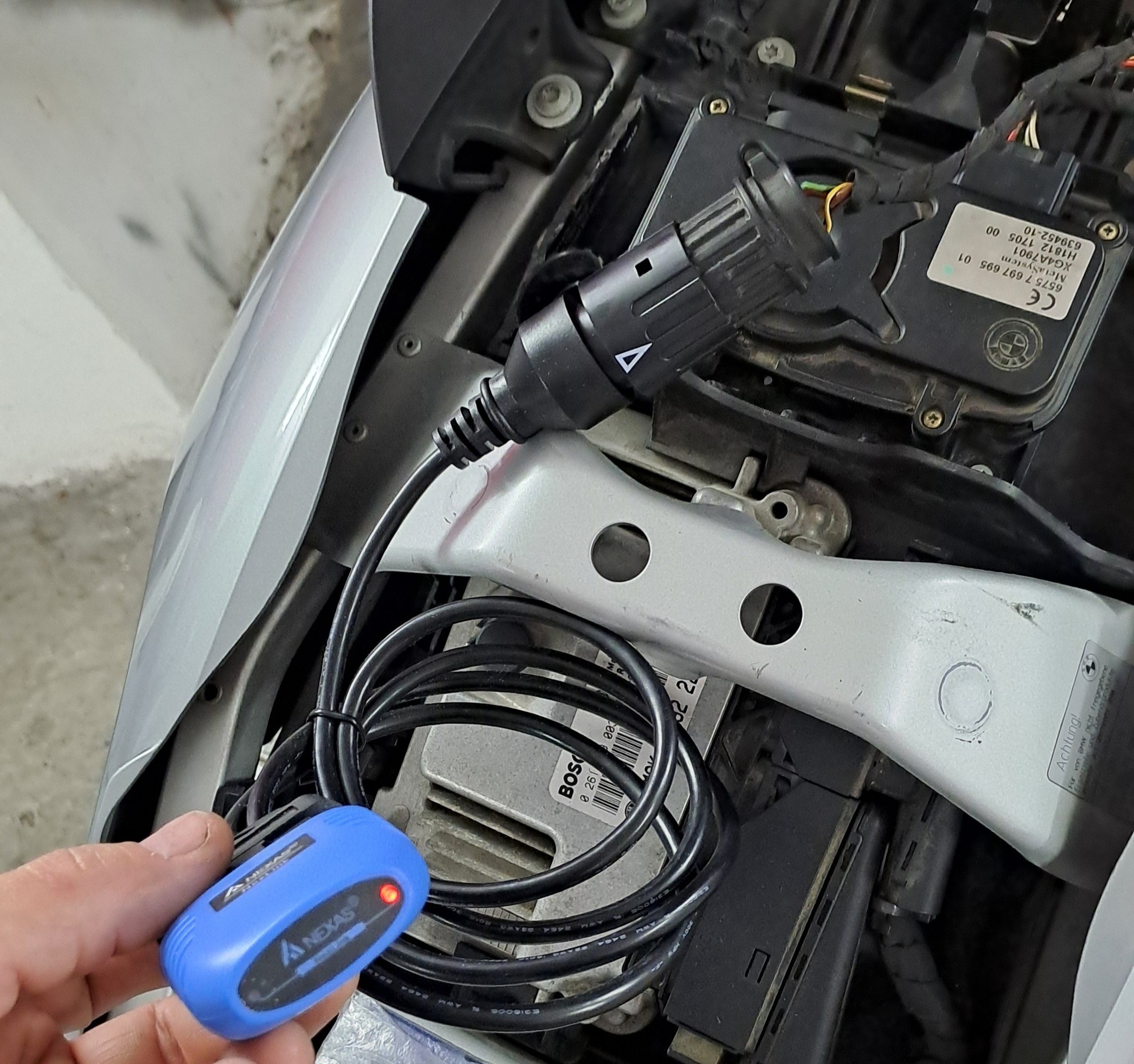 OBD attachment for Motoscan app on Android with R1300 GSA?