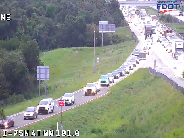 I-75 north ramp closed in Sarasota County