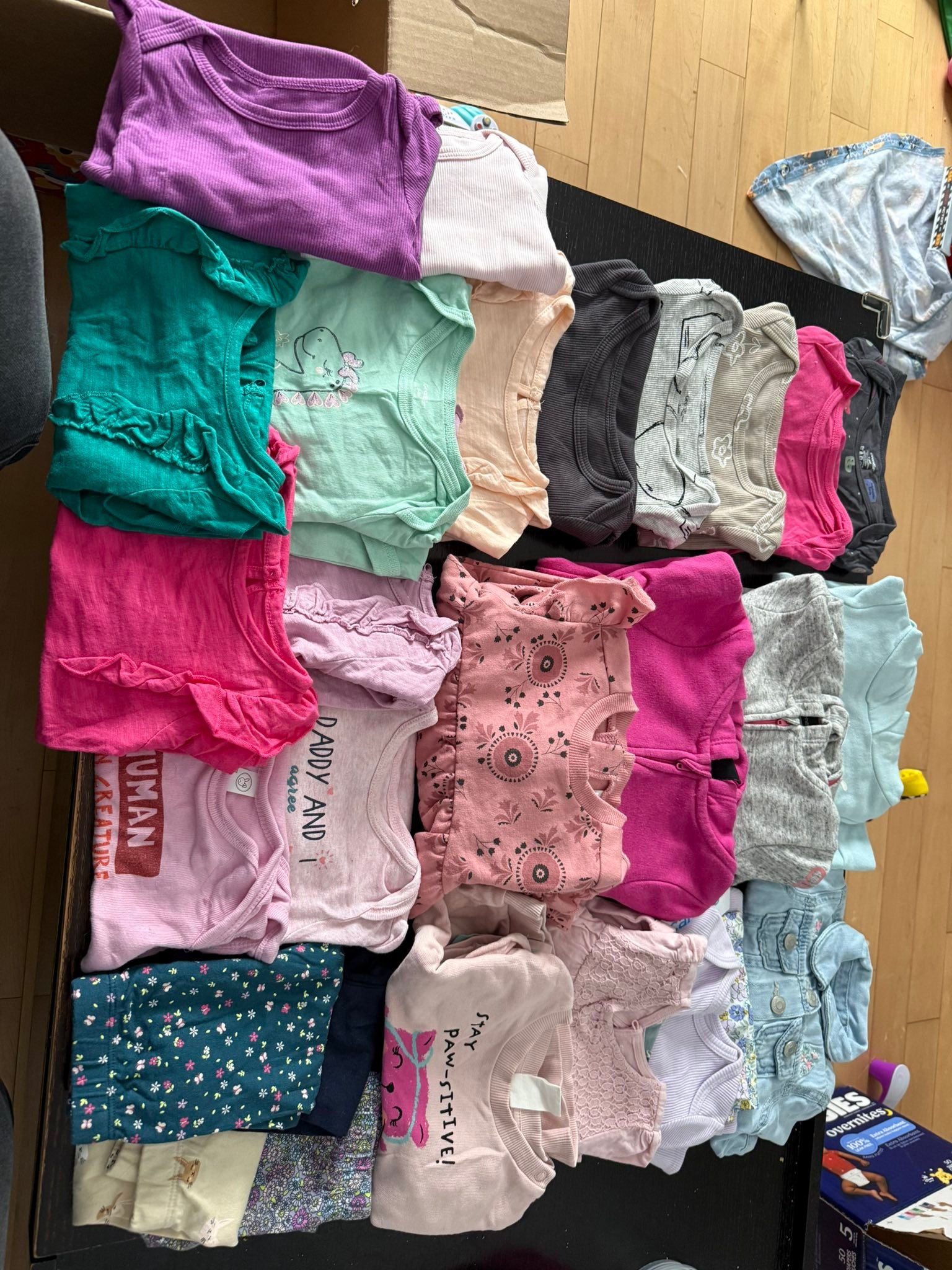 Lot De Vêtements D'hiver Pour Fille - Tailles 12 à 24 Mois - Occasion Très Bon état