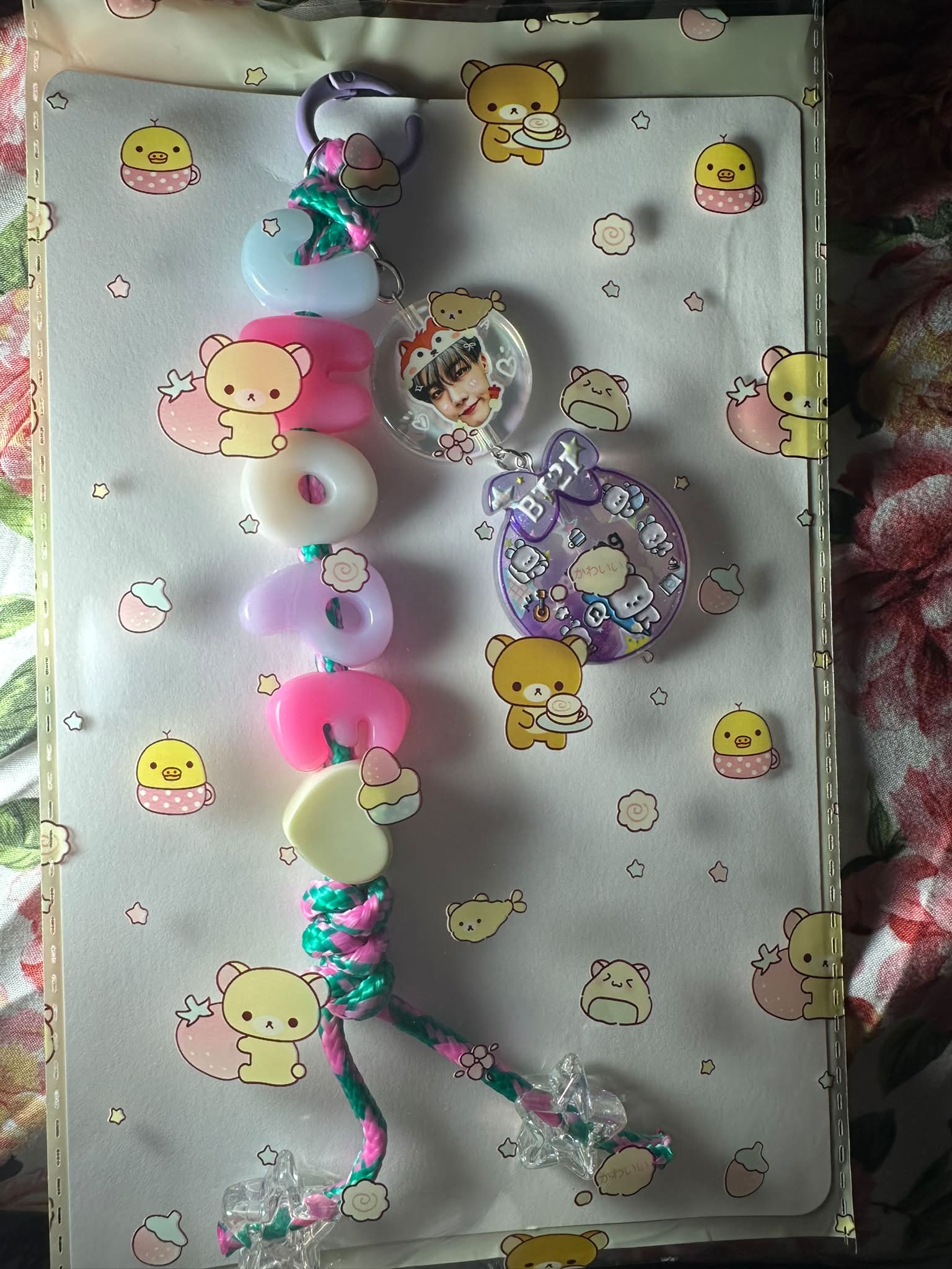 Jhope keychain for sale, $21 with free shipping
