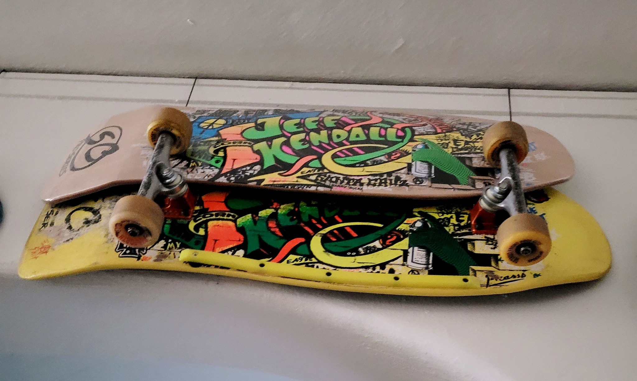 They guy who made me want to skate in 86 had this Kendall with