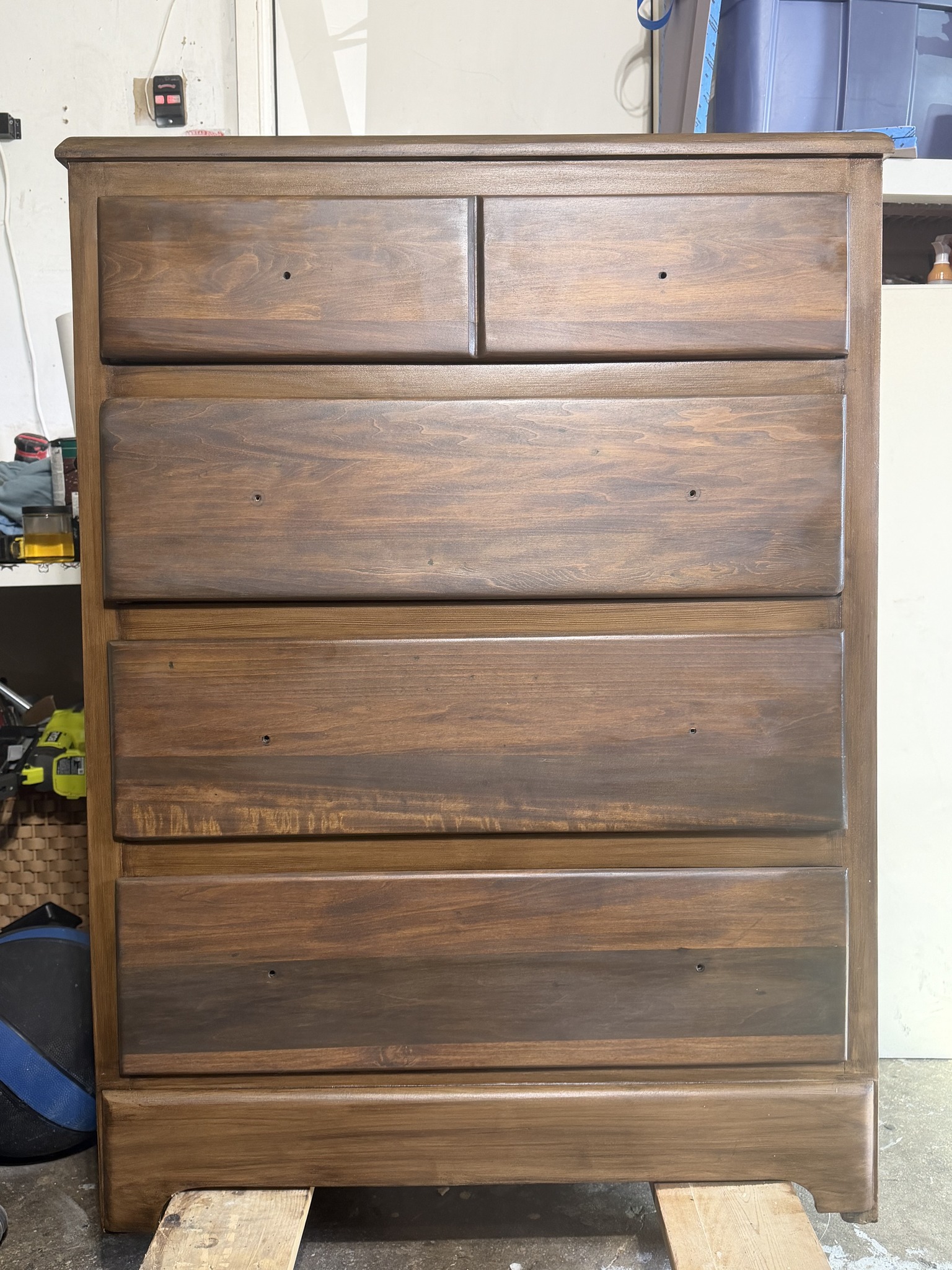dark brown chalk paint dresser Would you have picked a different hardware for this dresser? brown chalk paint colors