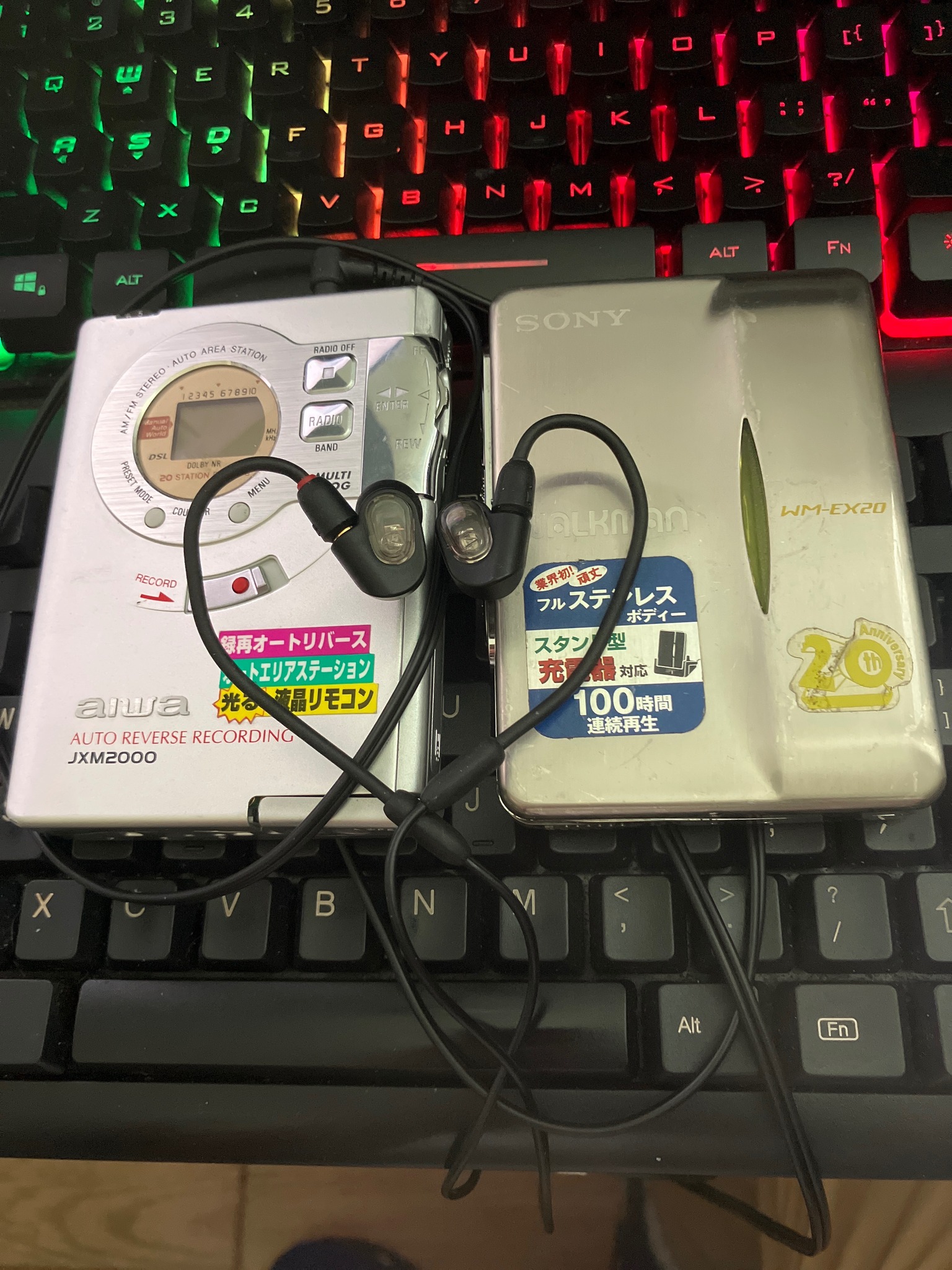 Sony walkman collection started with wm-fx999 and wm-gx688