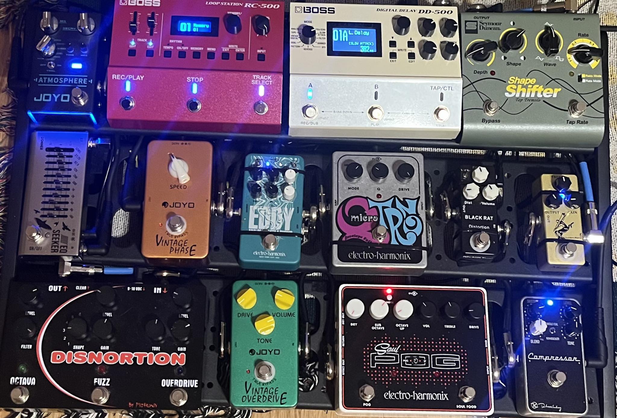 Tips for using Boss DD-500 pedalboard?