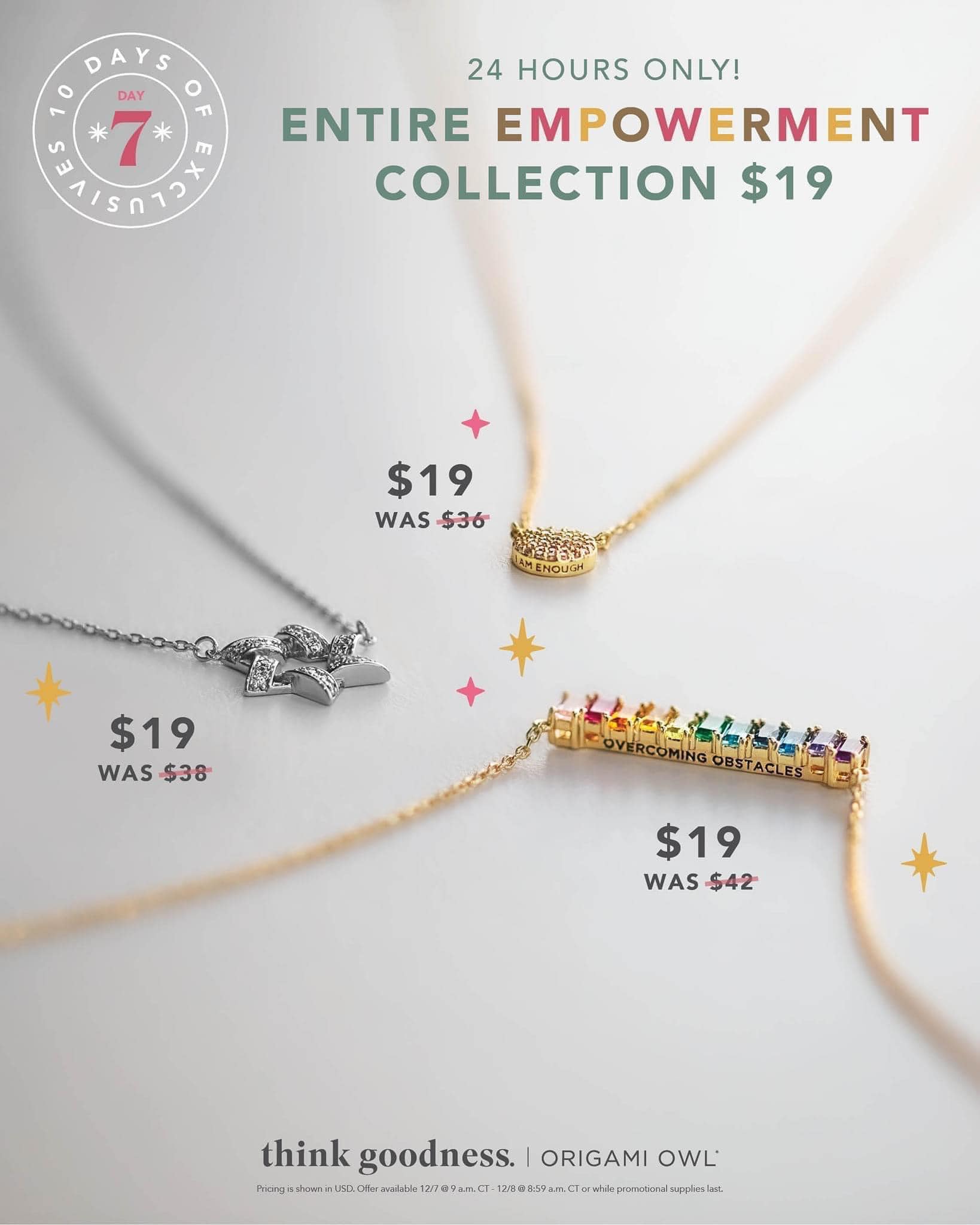 Think Goodness/Origami Owl with Susan and Jocelyn