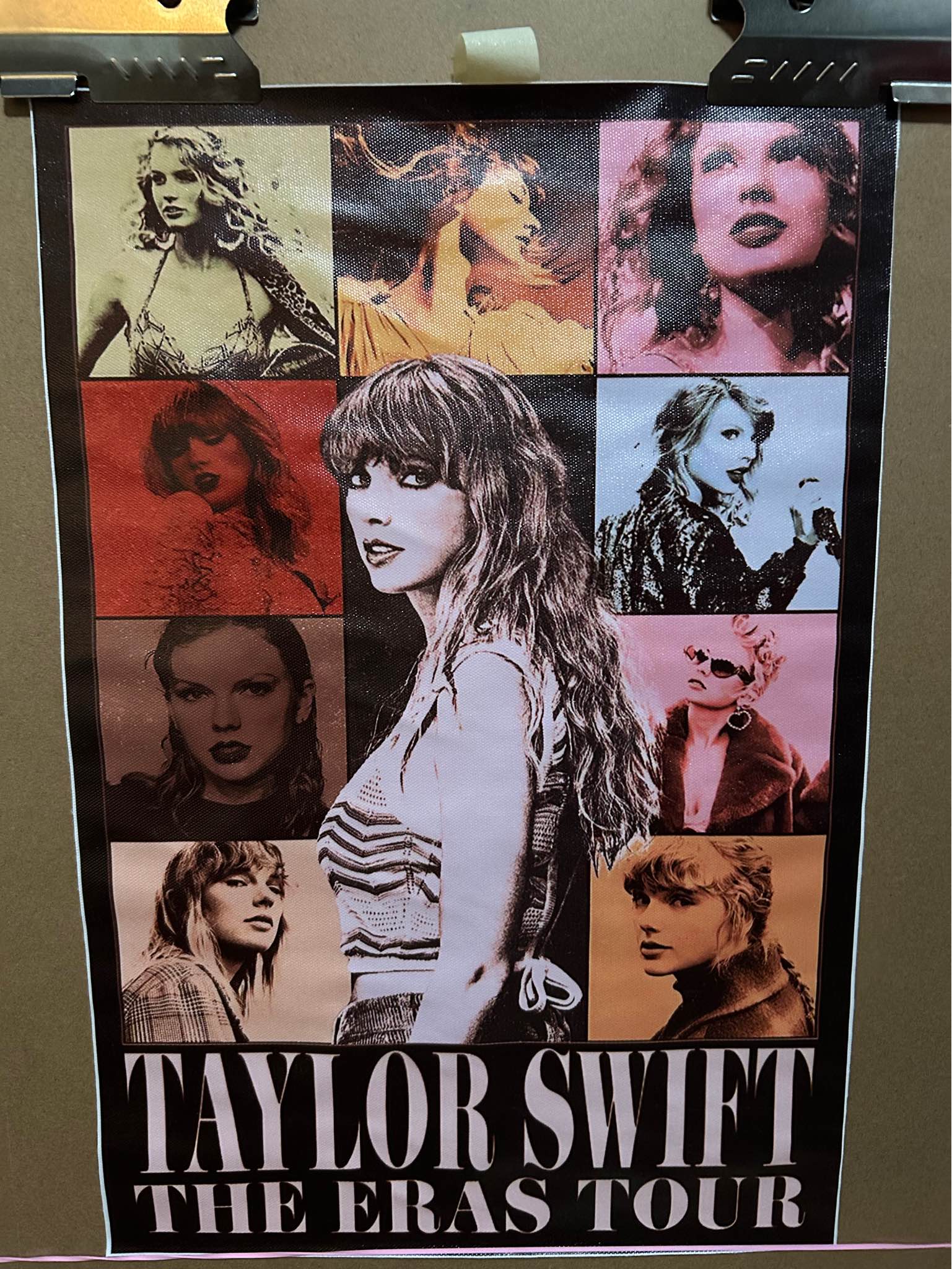 Awesome Taylor Swift The Eras Tour canvas. Has multiple images of
