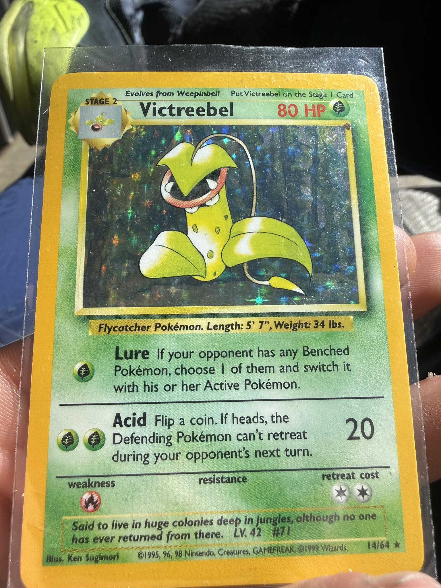 victreebel pokemon card value Victreebell #71 Weakness Fire 2 Retreat Cost Victreebel 44/146 Legends Awakened -