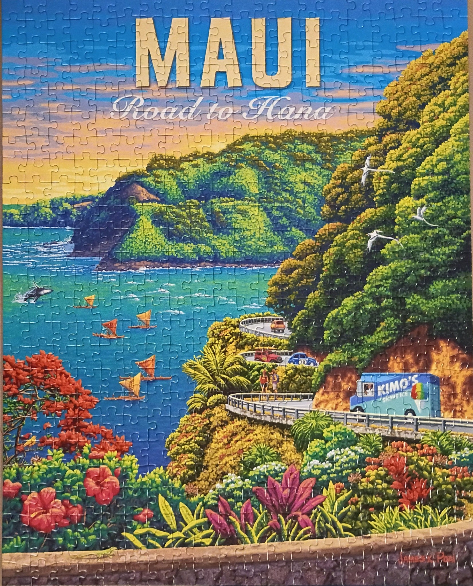 2026 Puzzle #414 Boardwalk - Maui Road to Hana 500 pieces