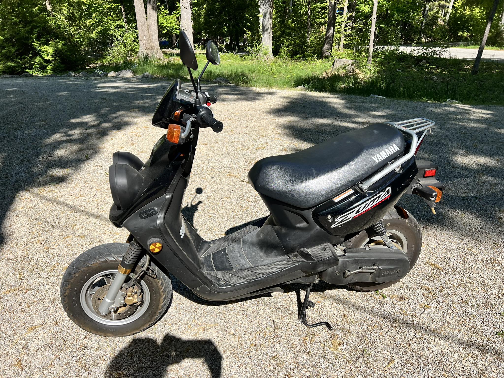 2002 Yamaha Zuma moped for sale with 2780 miles in Point Beach