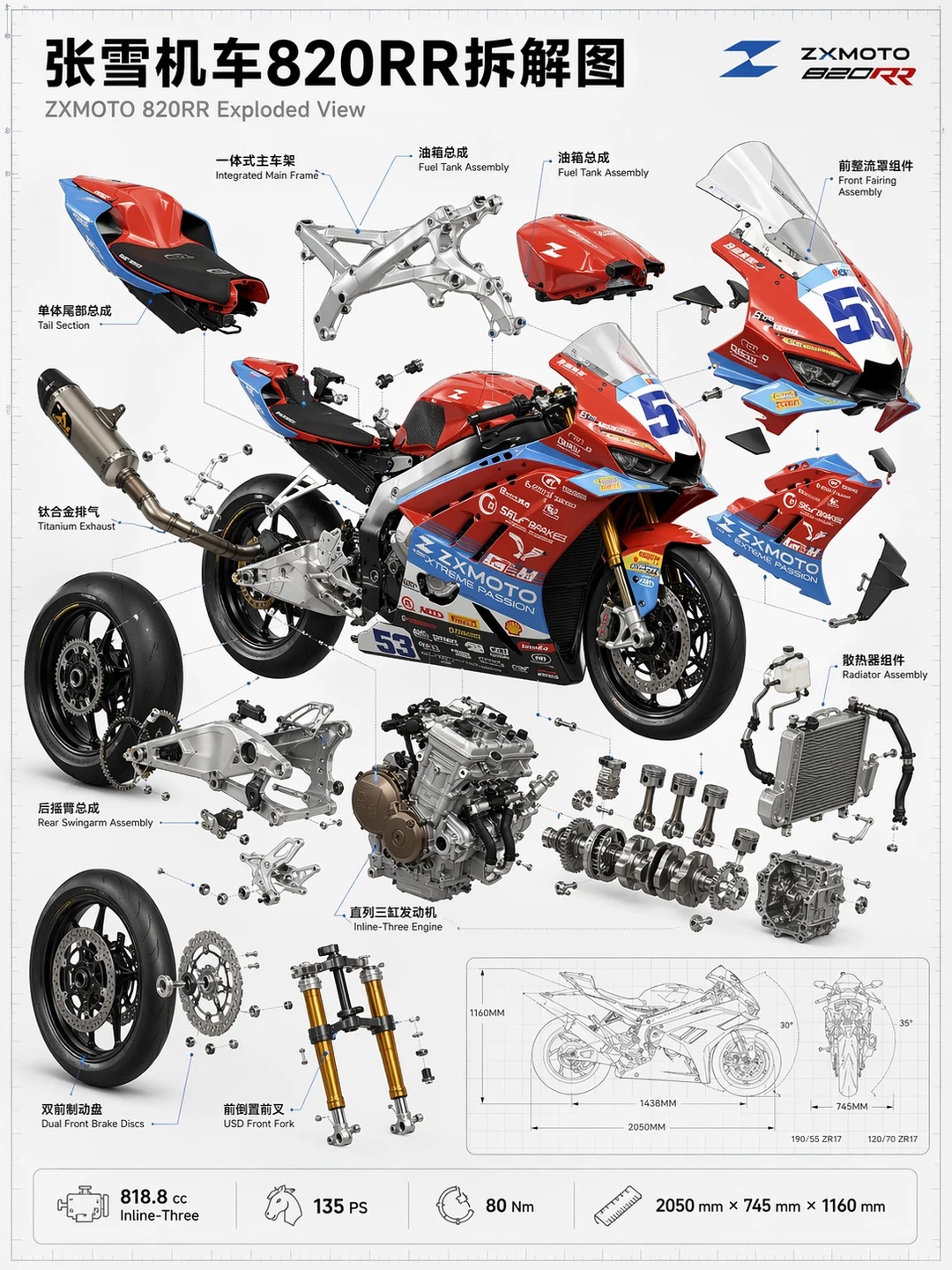 ZX820RR. #ZXMOTO #ZX820RR #张雪机车