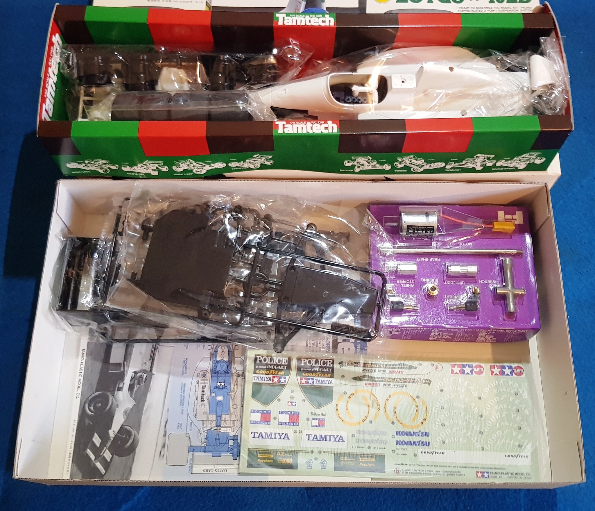 Vintage Tamiya Tamtech Lotus Type 102B 1/14th scale car kit for sale