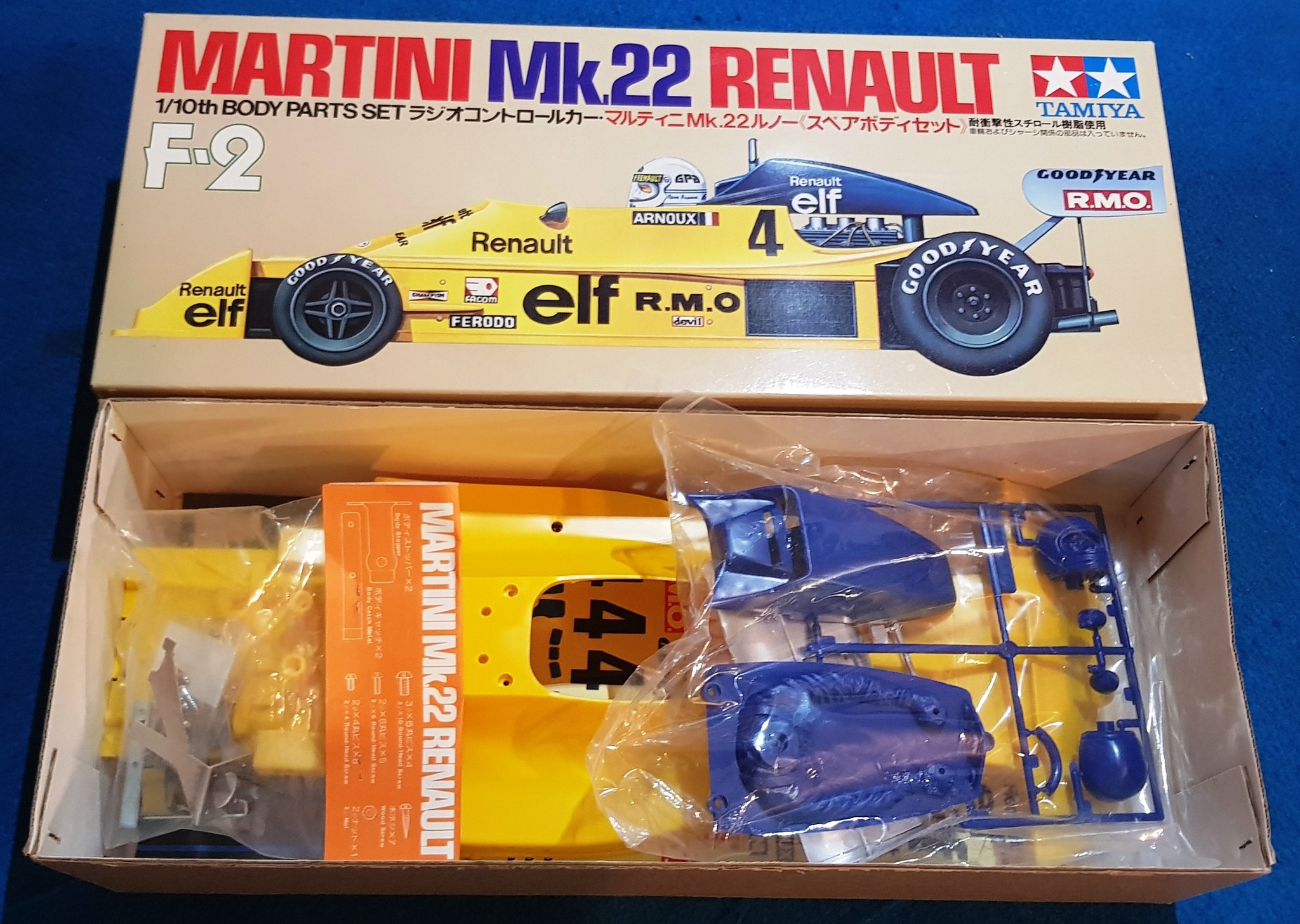 Restored Martini MK.22 Renault F1 model