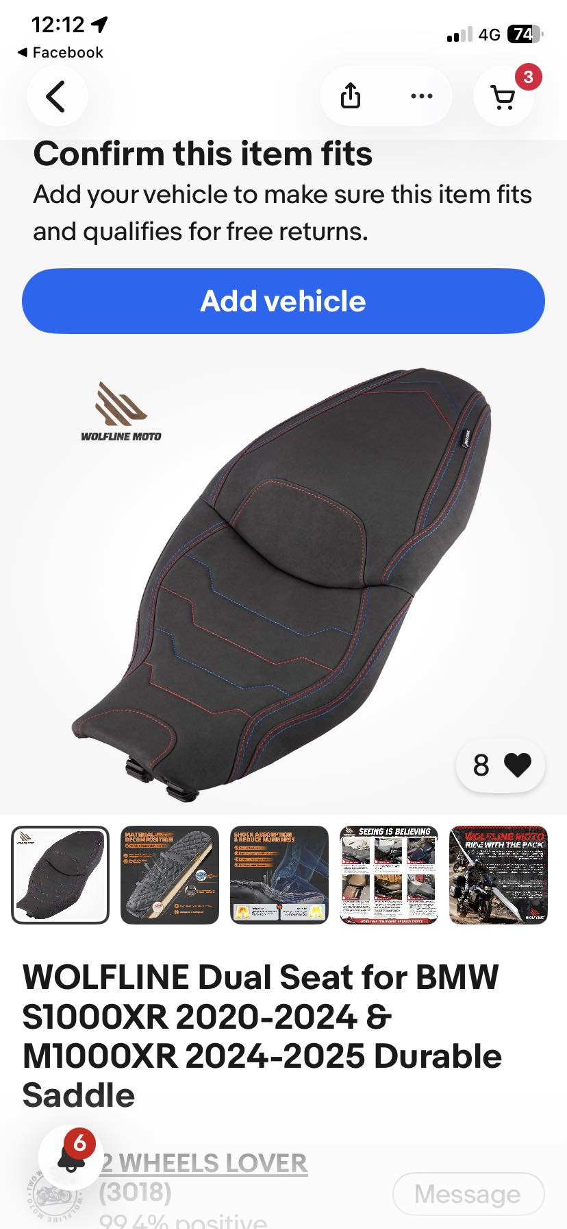 What do you think of the stock seat on the BMW M1000XR?