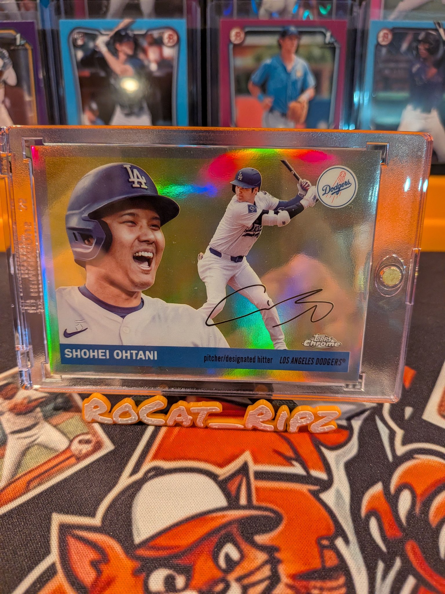 Shohei Ohtani chrome platinum sports card