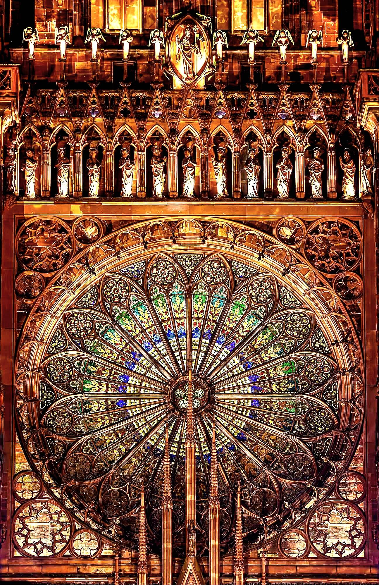 Look at these frequencies embedded in the Gothic architecture of