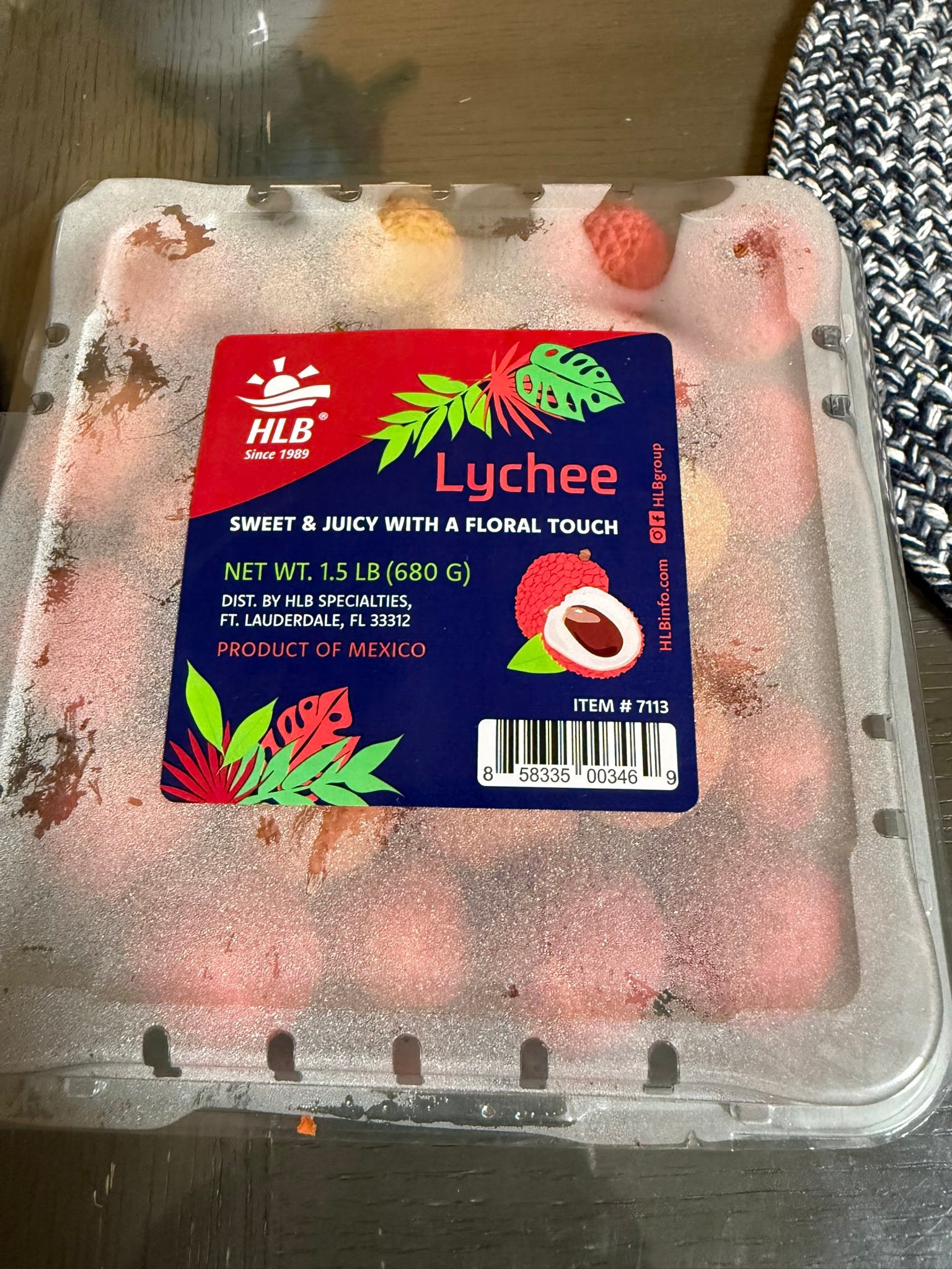 Lychee price at Costco: $6.99 for 1.5 lbs