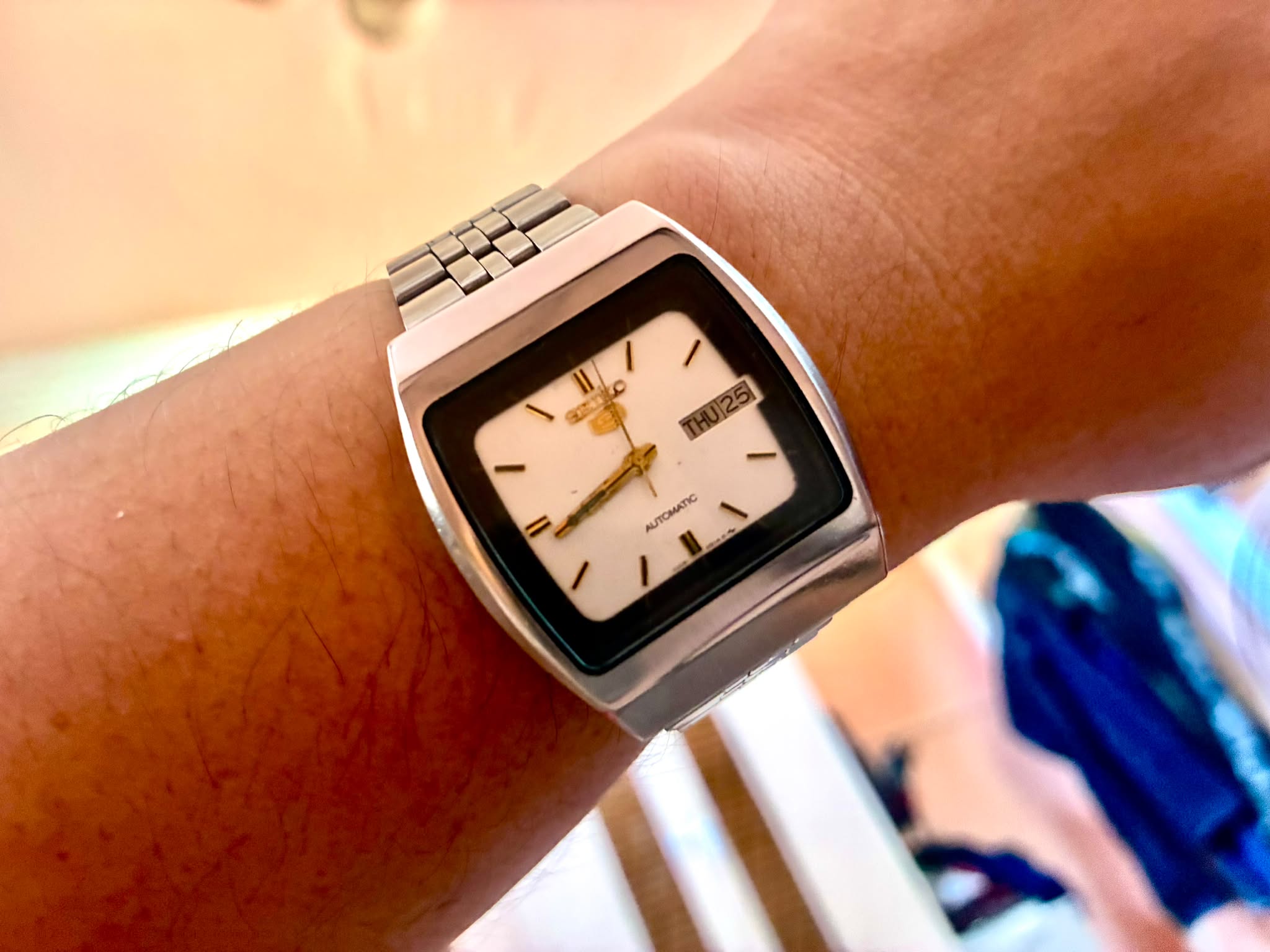 My Vintage Seiko 5 “TV Screen”…🥰