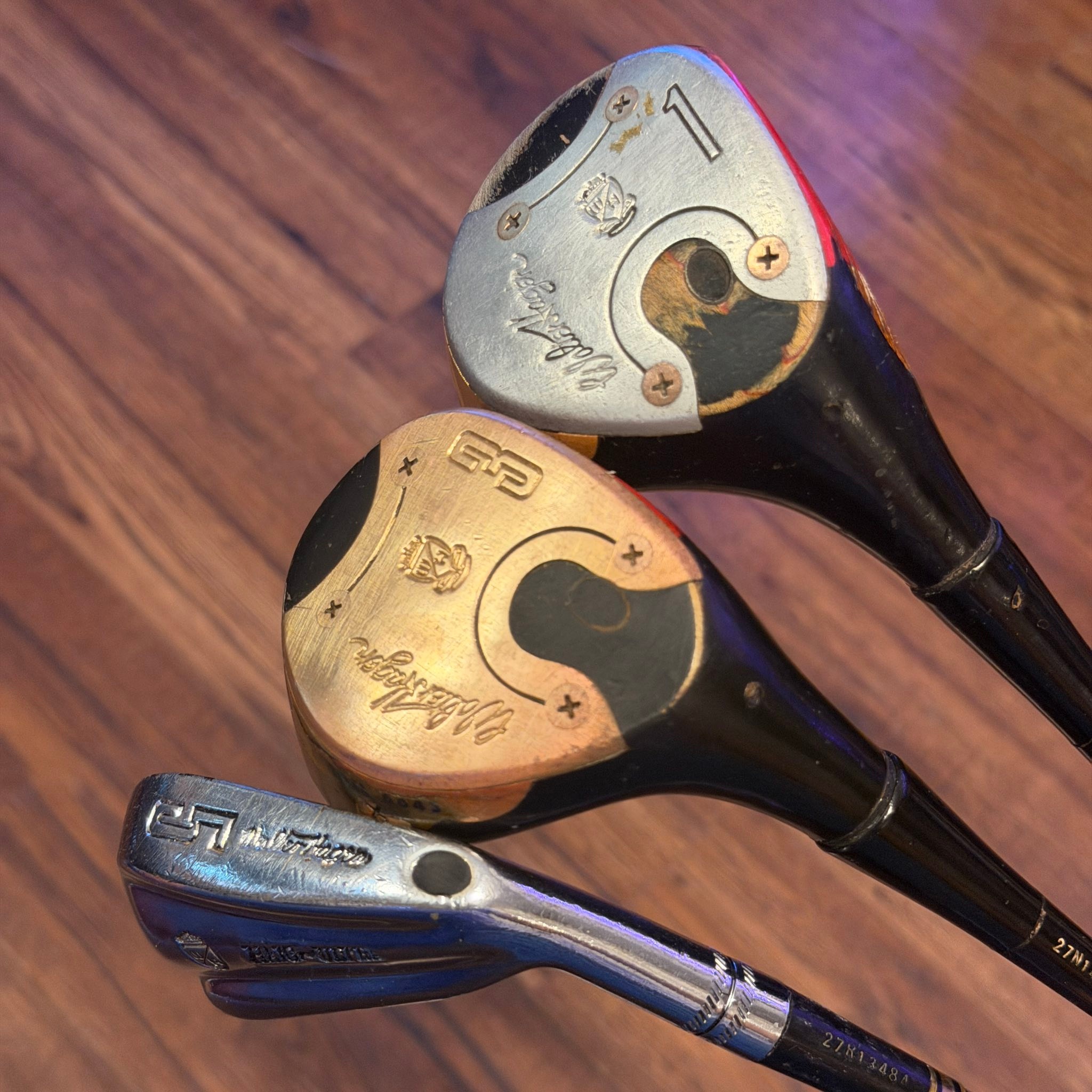 What is the age of Walter Hagen golf clubs with model 66430 sticker?