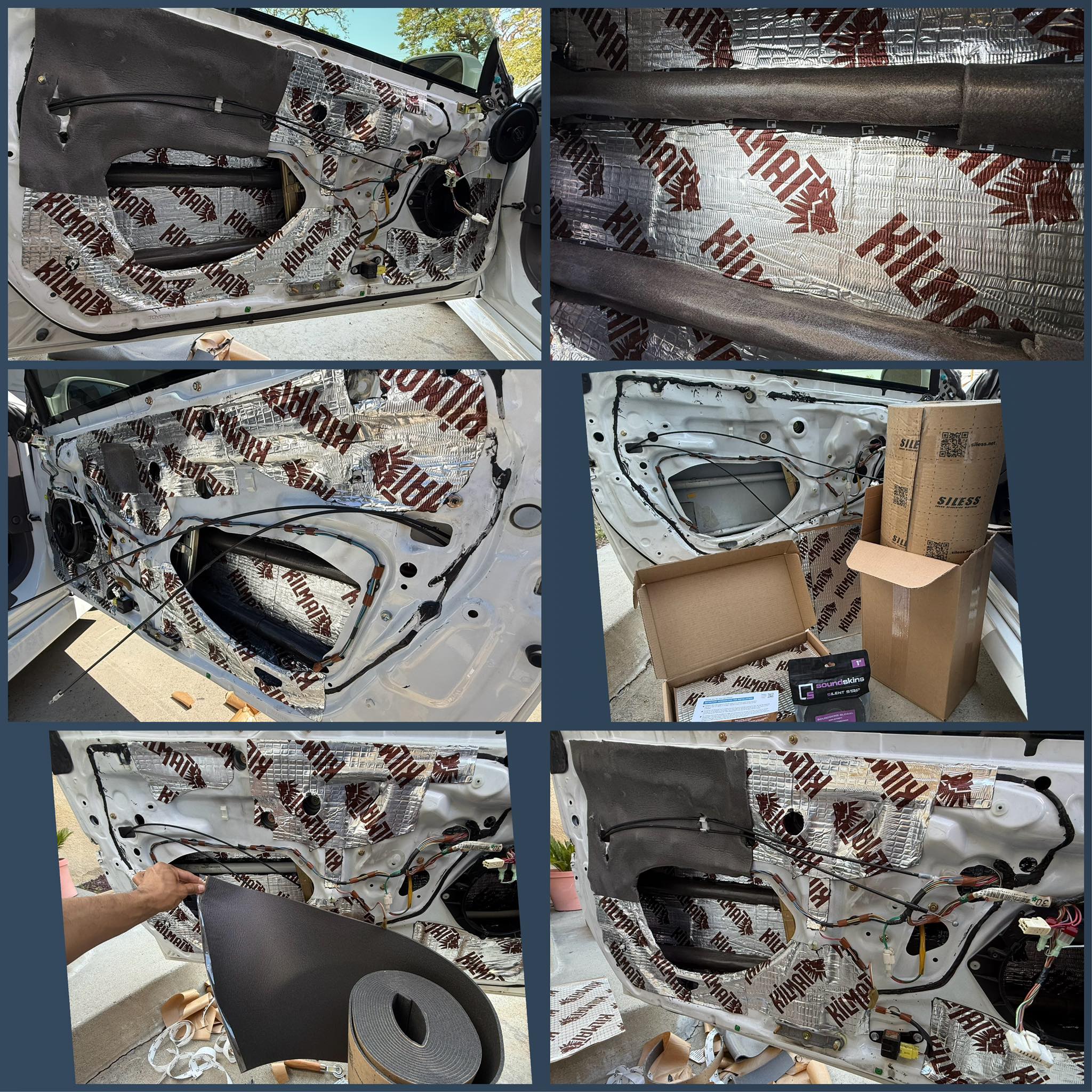 DIY Sound Deadening Toyota Celica Doors with KILMAT