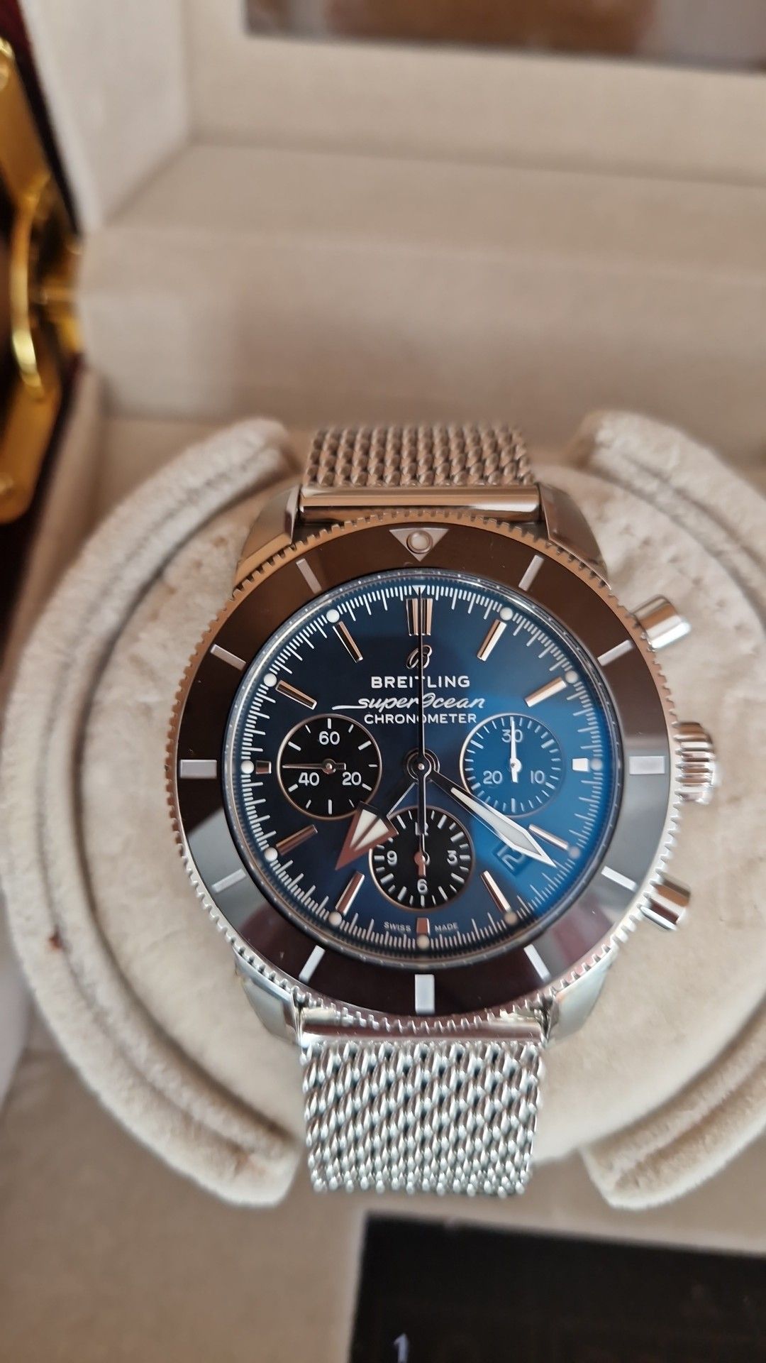Adding a Breitling with aviator wing logo to my collection