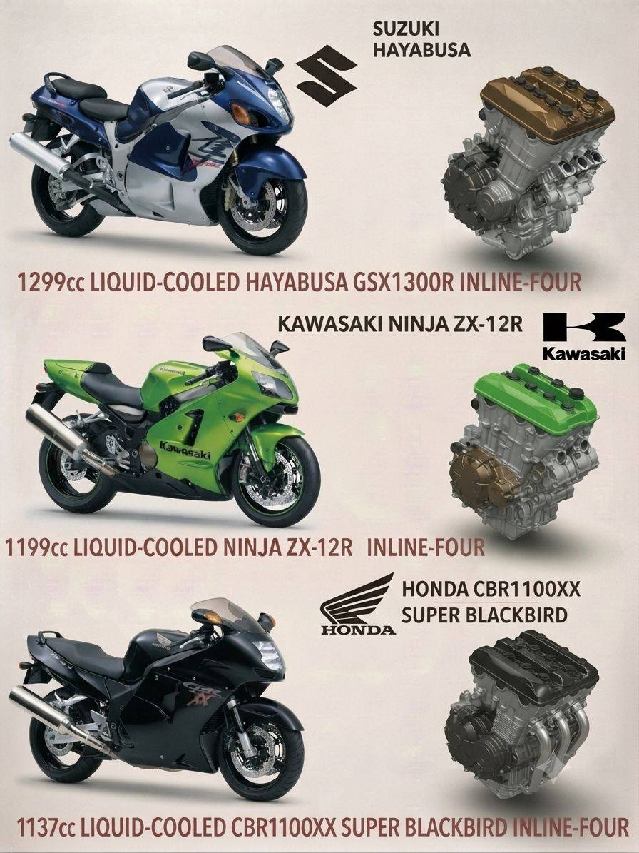 What are the top 90's sports bikes?