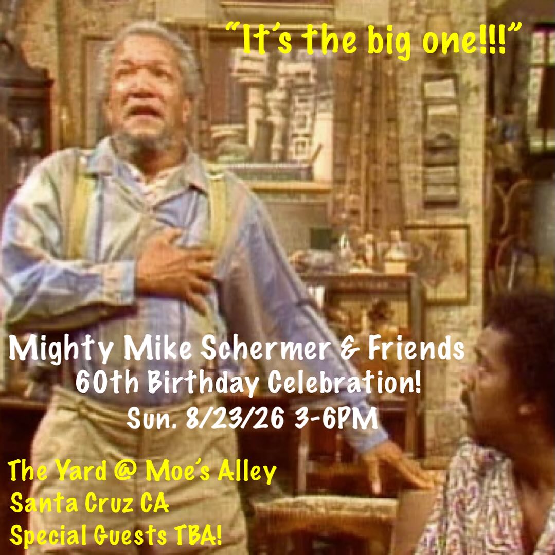 Mighty Mike Schermer's 60th birthday blues party at Moe's Alley