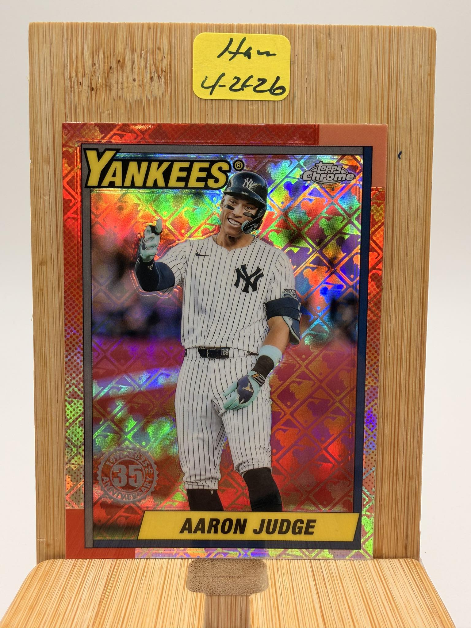 2025 Topps Chrome Judge 35th Anniversary Logofractor auction