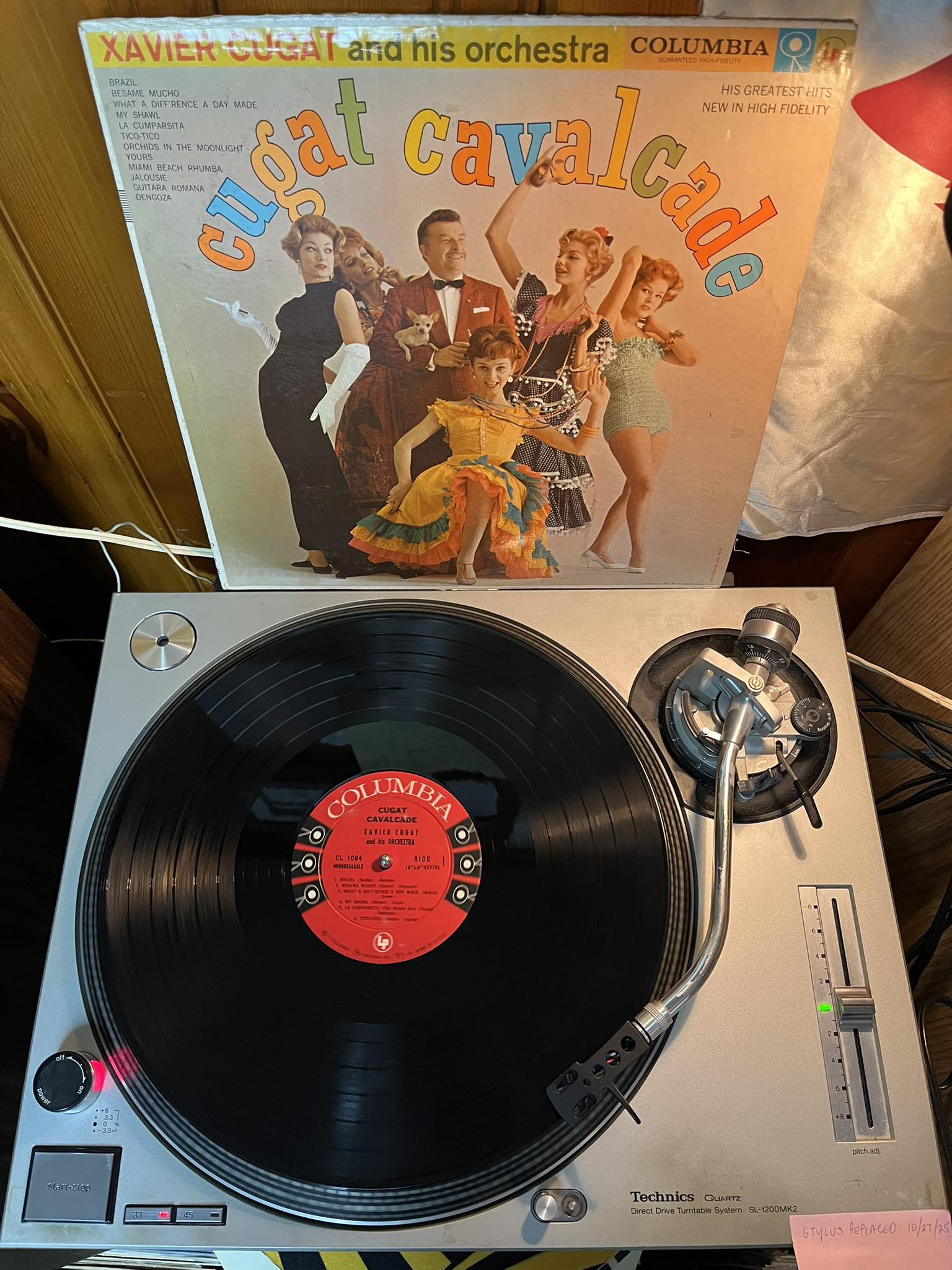 Cugat Cavalcade Xavier Cugat Vintage Japanese Columbia press with
