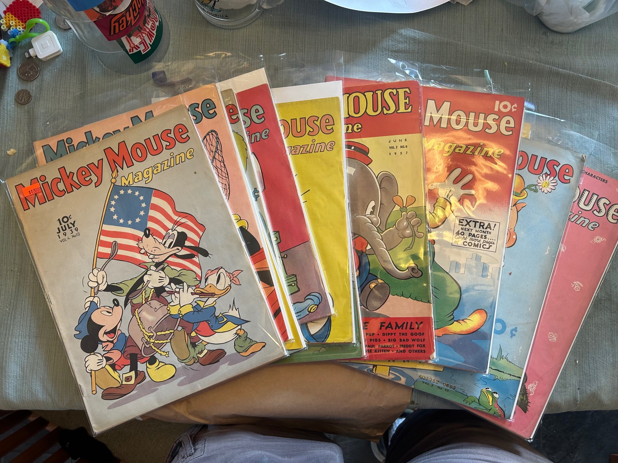 Scored a batch of vintage Mickey Mouse magazines