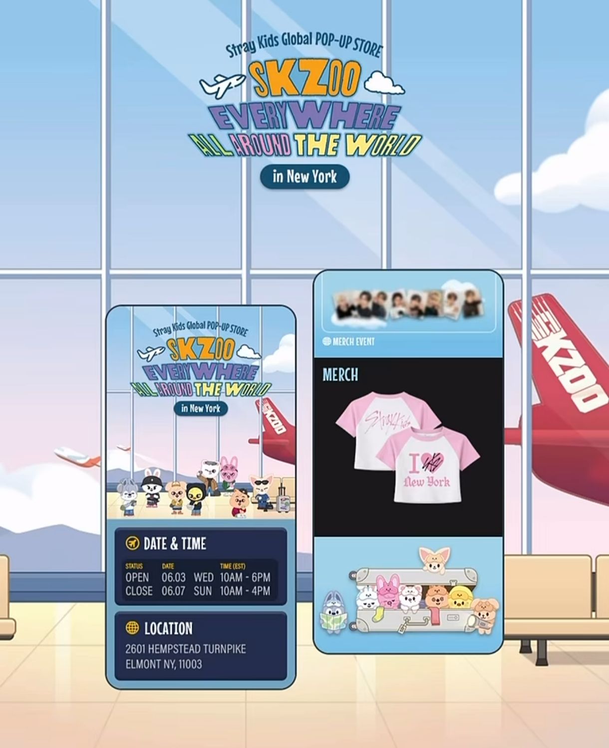Join Stray Kids pop-up group order in New York on 6/3?