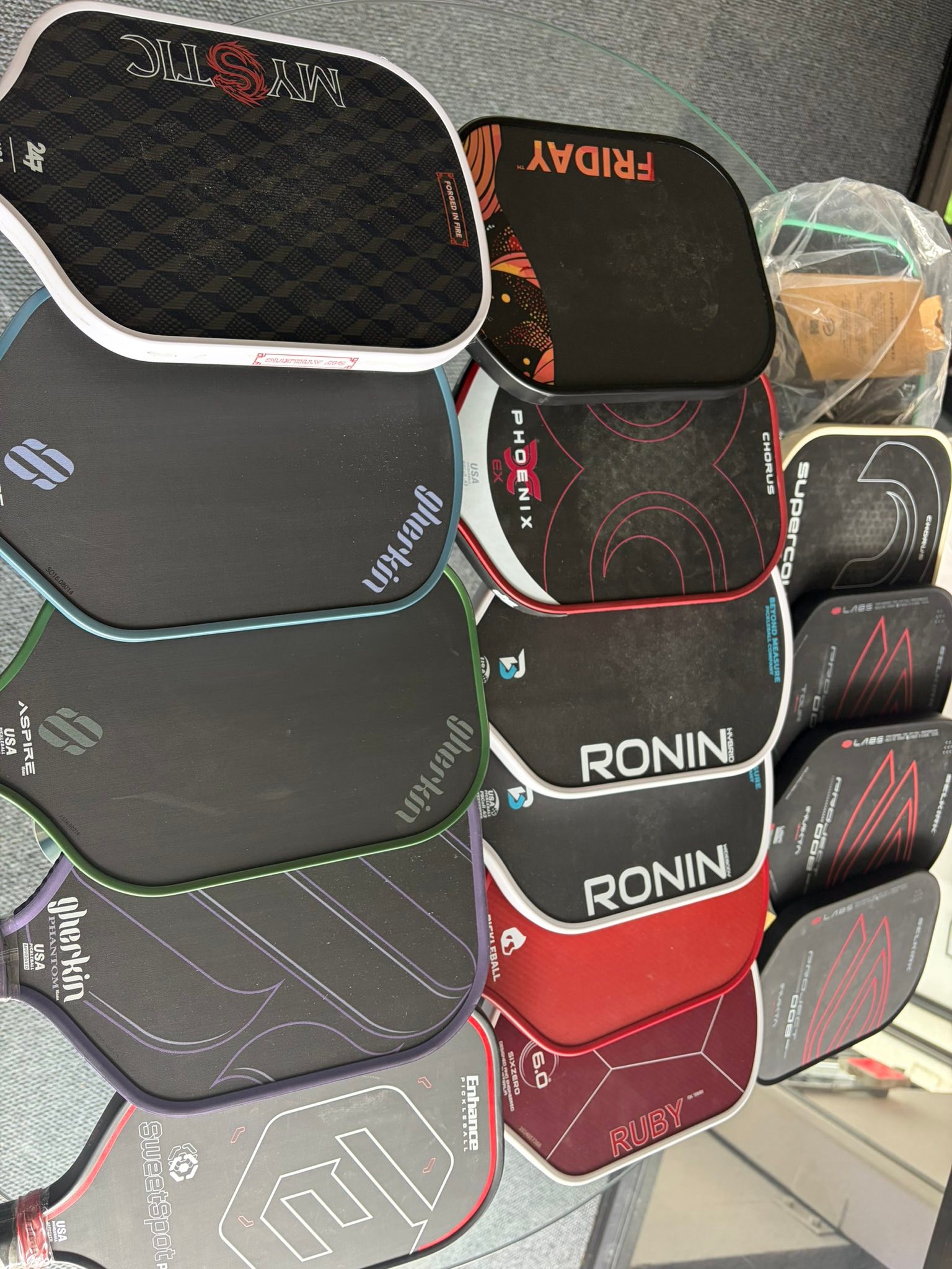 AI New pickleball paddles for sale at DFW Indoor Pickleball