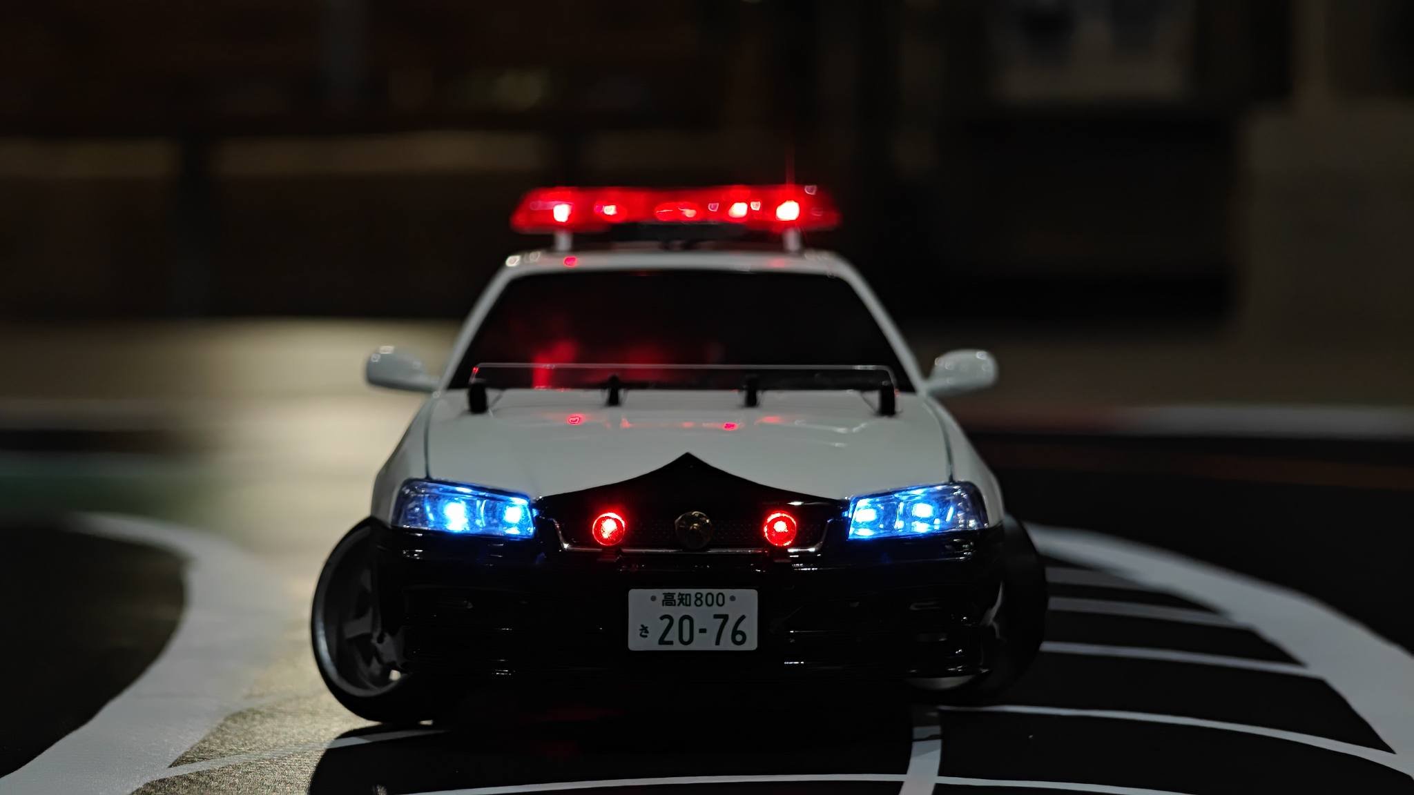 Japanese Police Patrol car BNR-34 a 1