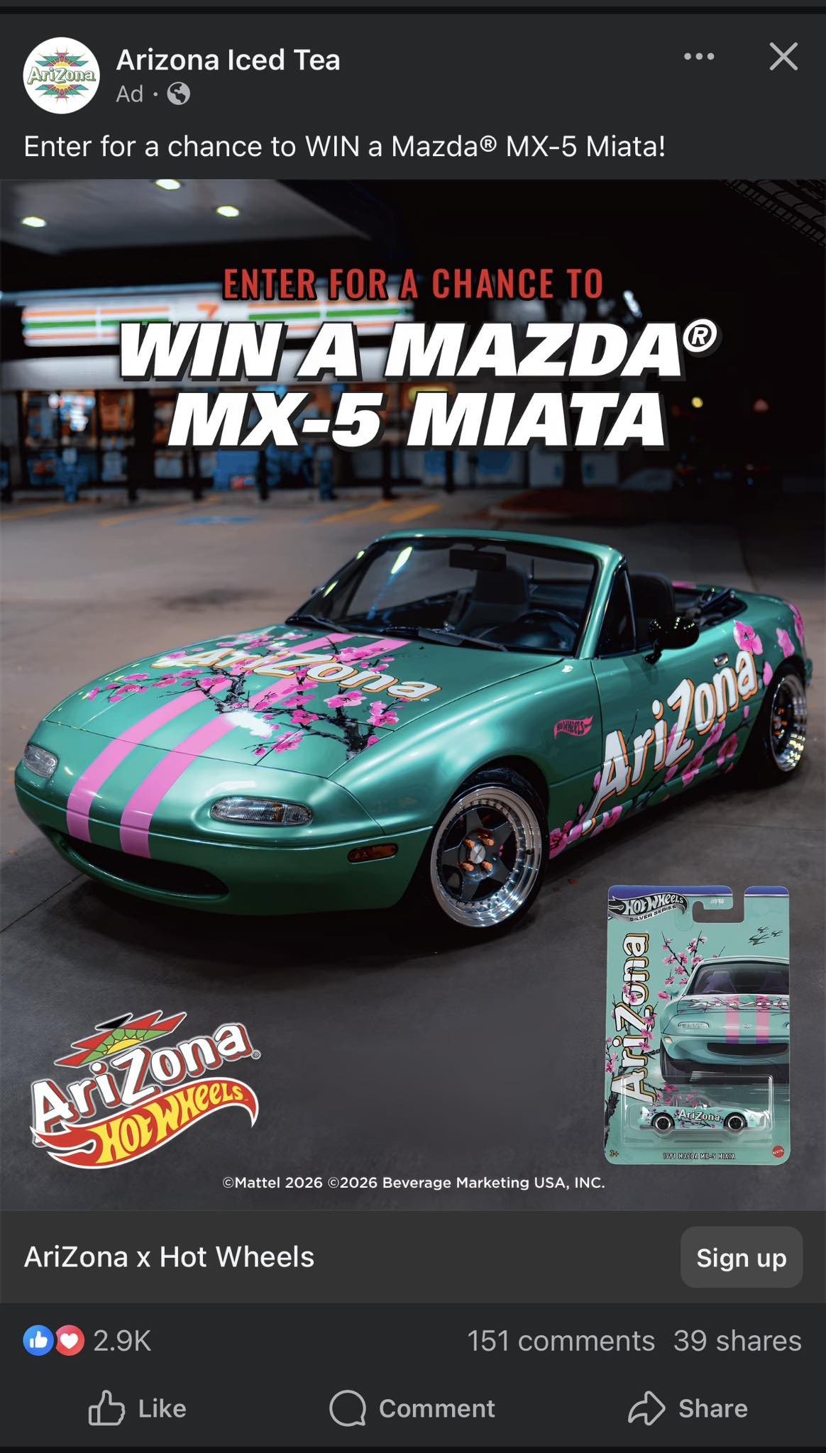 It's real…. Arizona Iced Tea AriZone Ad Ad Enter for a chance to