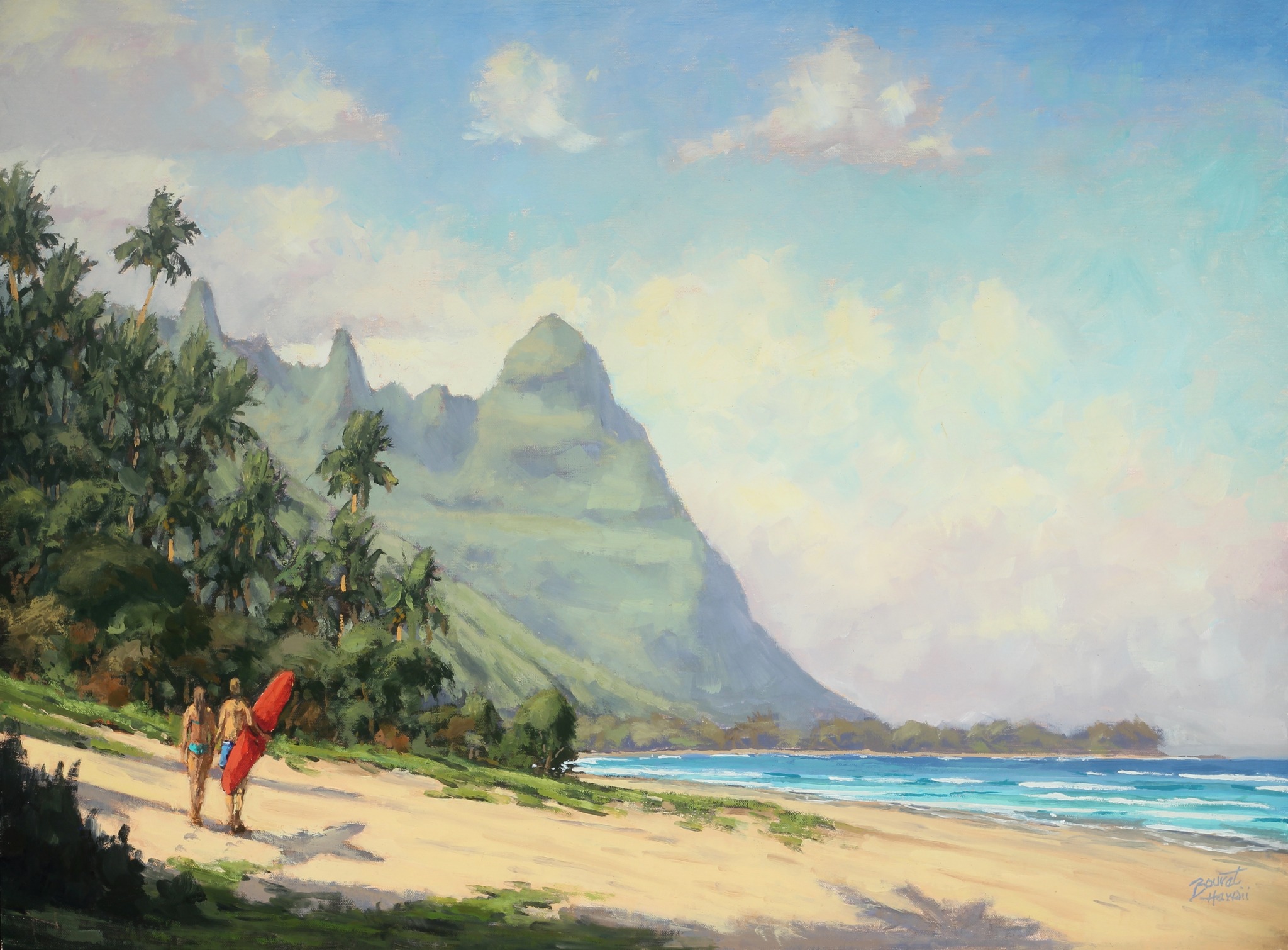 While in Hawaii October 2015 we met Cindy Conklin a famous artist