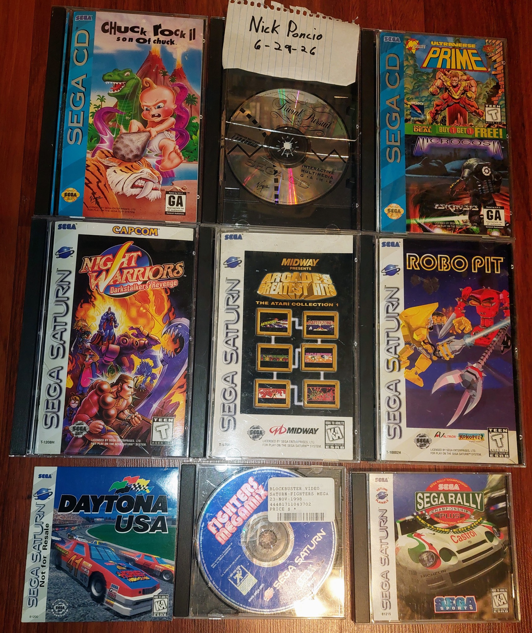 Pretty diverse collection. Most are in the original case with