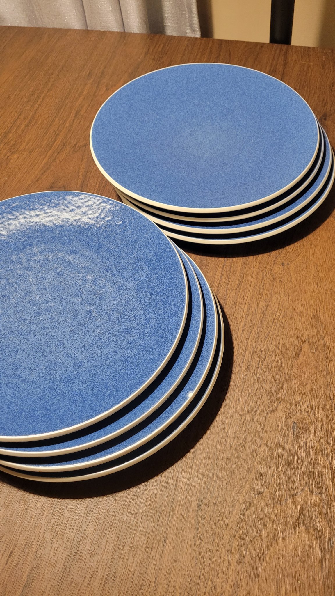 Rare set of 8 dinner plates from the iconic Sasaki Colorstone
