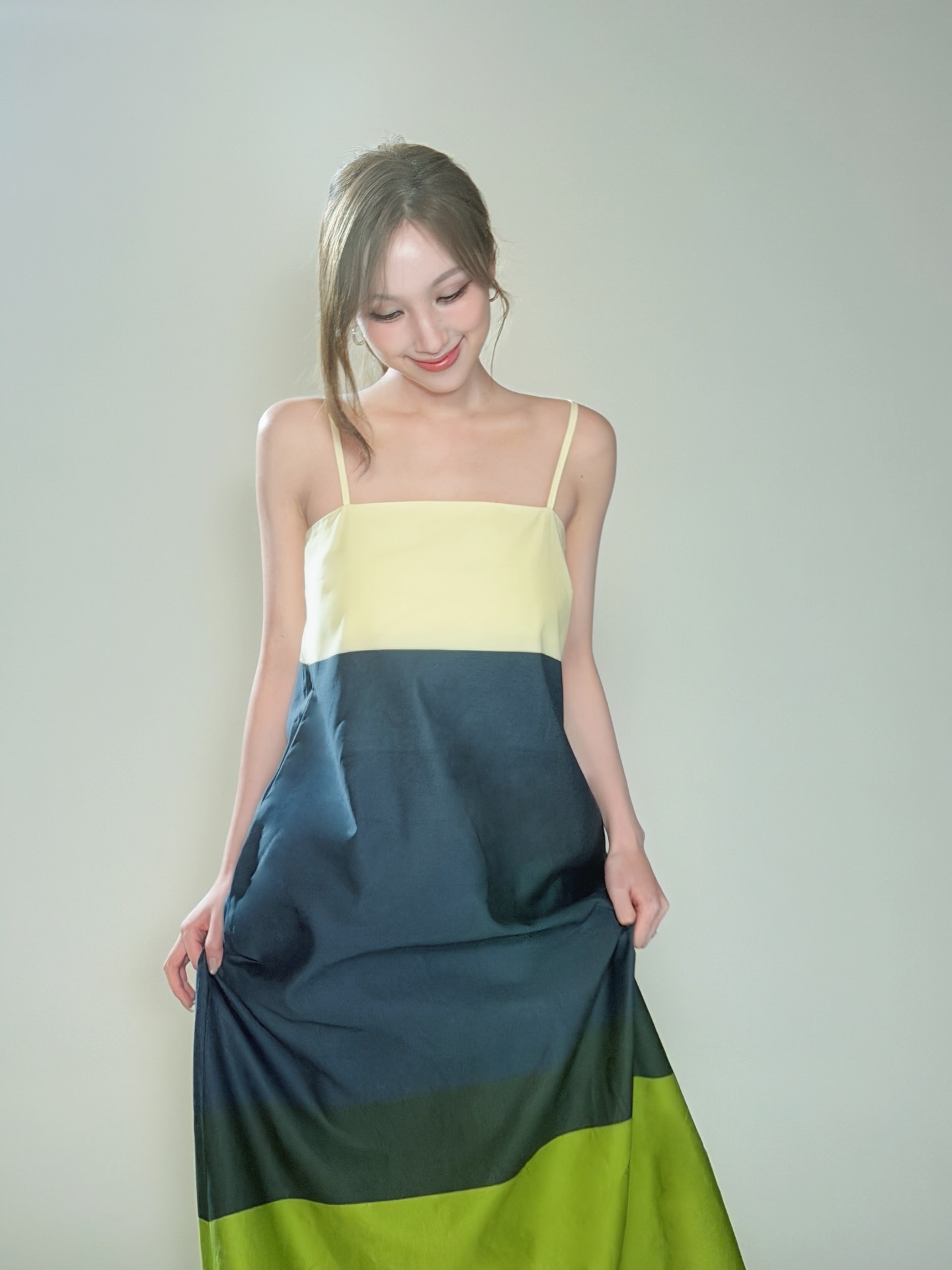 marimekko green dress A bit of 🍀 . Hong Kong Hair Zap Tang sublimation