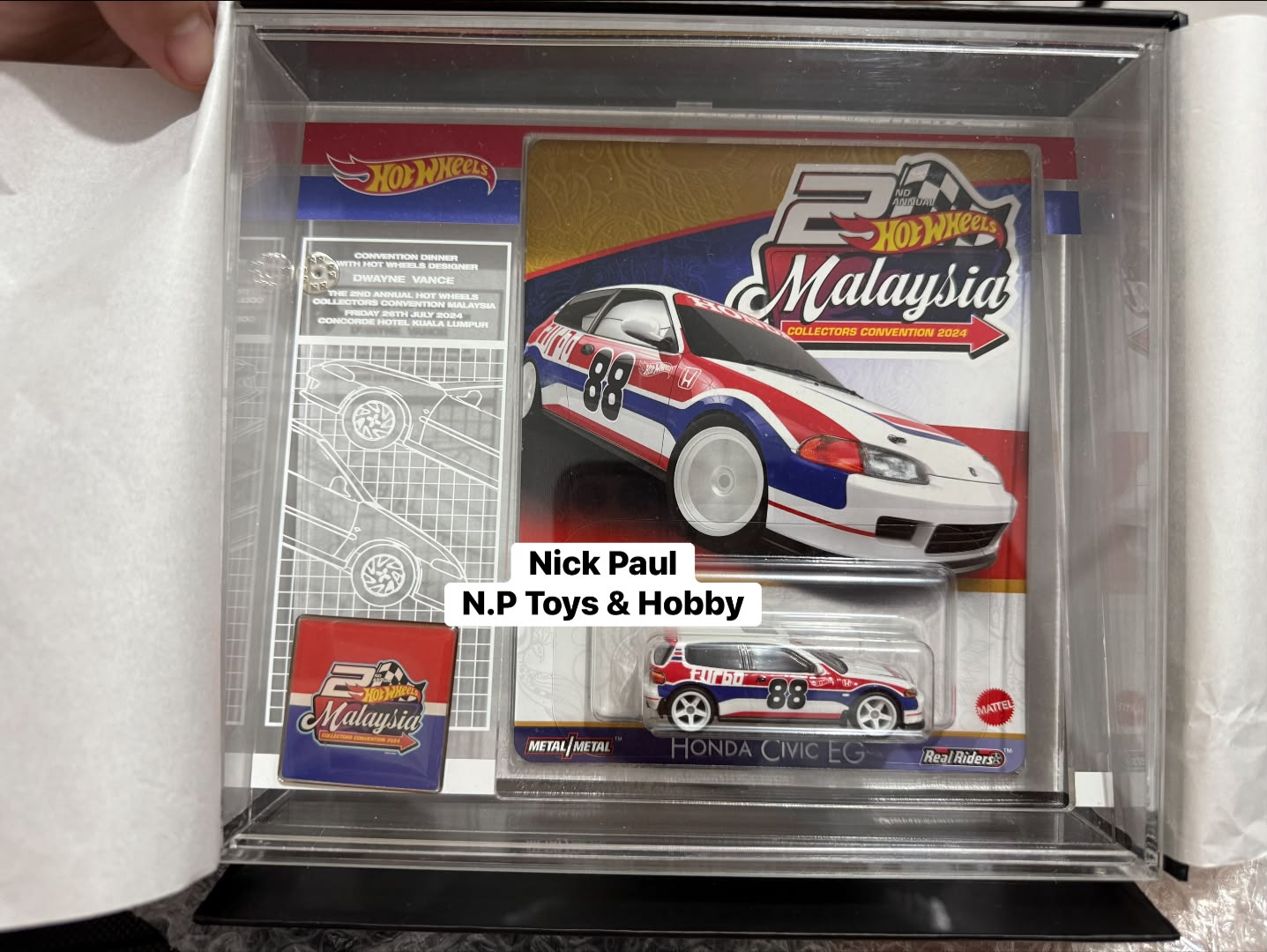 For sale: 2nd Hot Wheels Collectors Convention Malaysia Honda EG