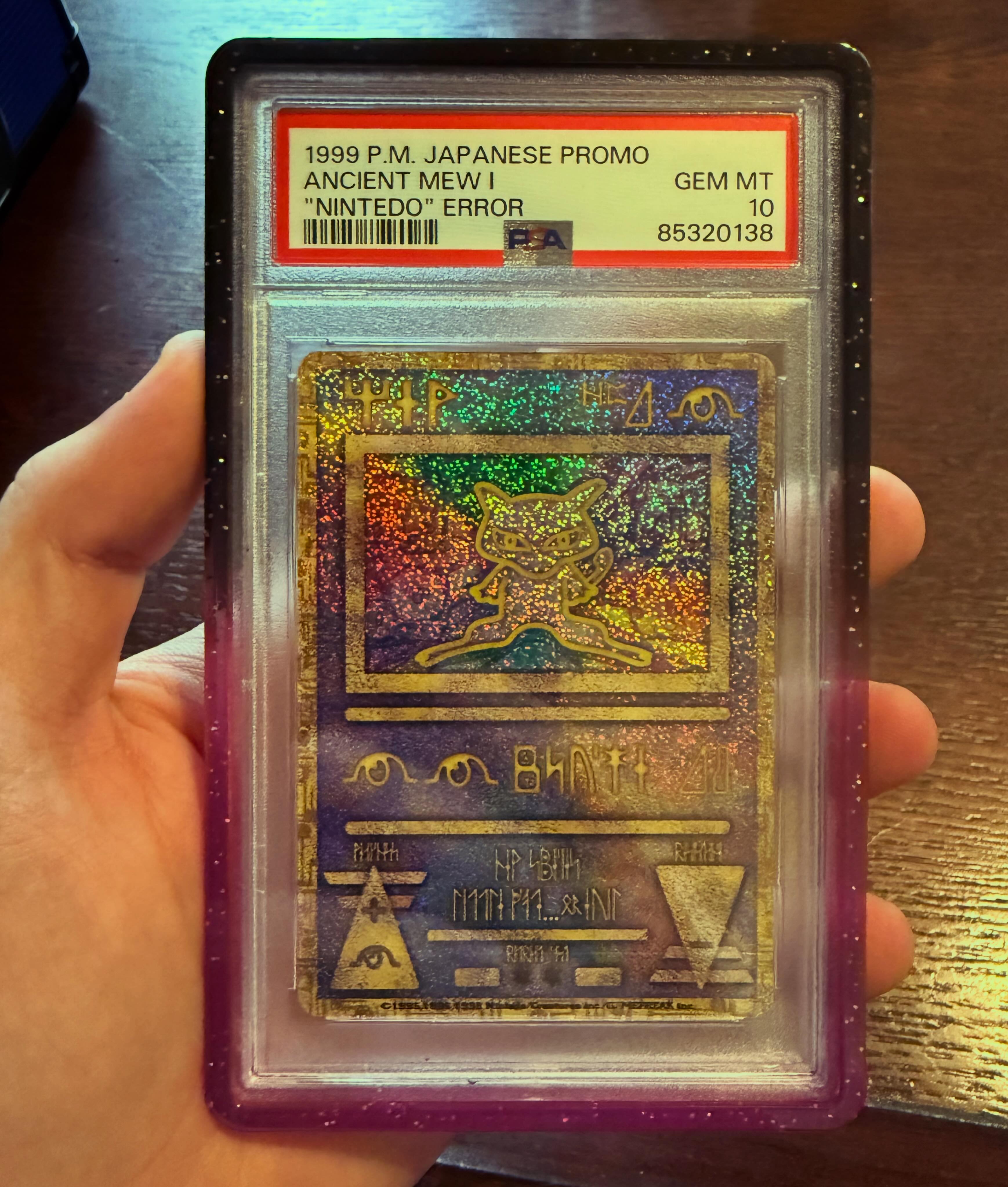 Ancient Mew error card sells for $9000