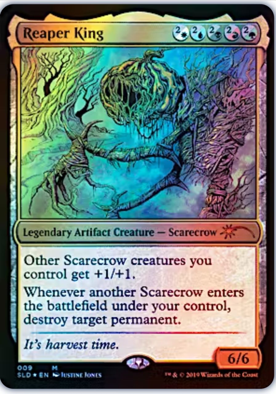 mtg reaper king commander deck EDH Deck 100 Magic Cards Custom Deck Changelings Scarecrows Tribal mtg reaper king commander deck