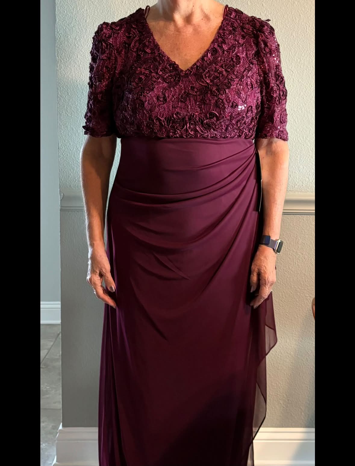 gold dress burgundy shoes Glitter wrap suggestions to match multi-tone sparkle with formal Sherri Hill 56509 event dresses elegant Size:7 (Toddler/Preschool) men casual boots