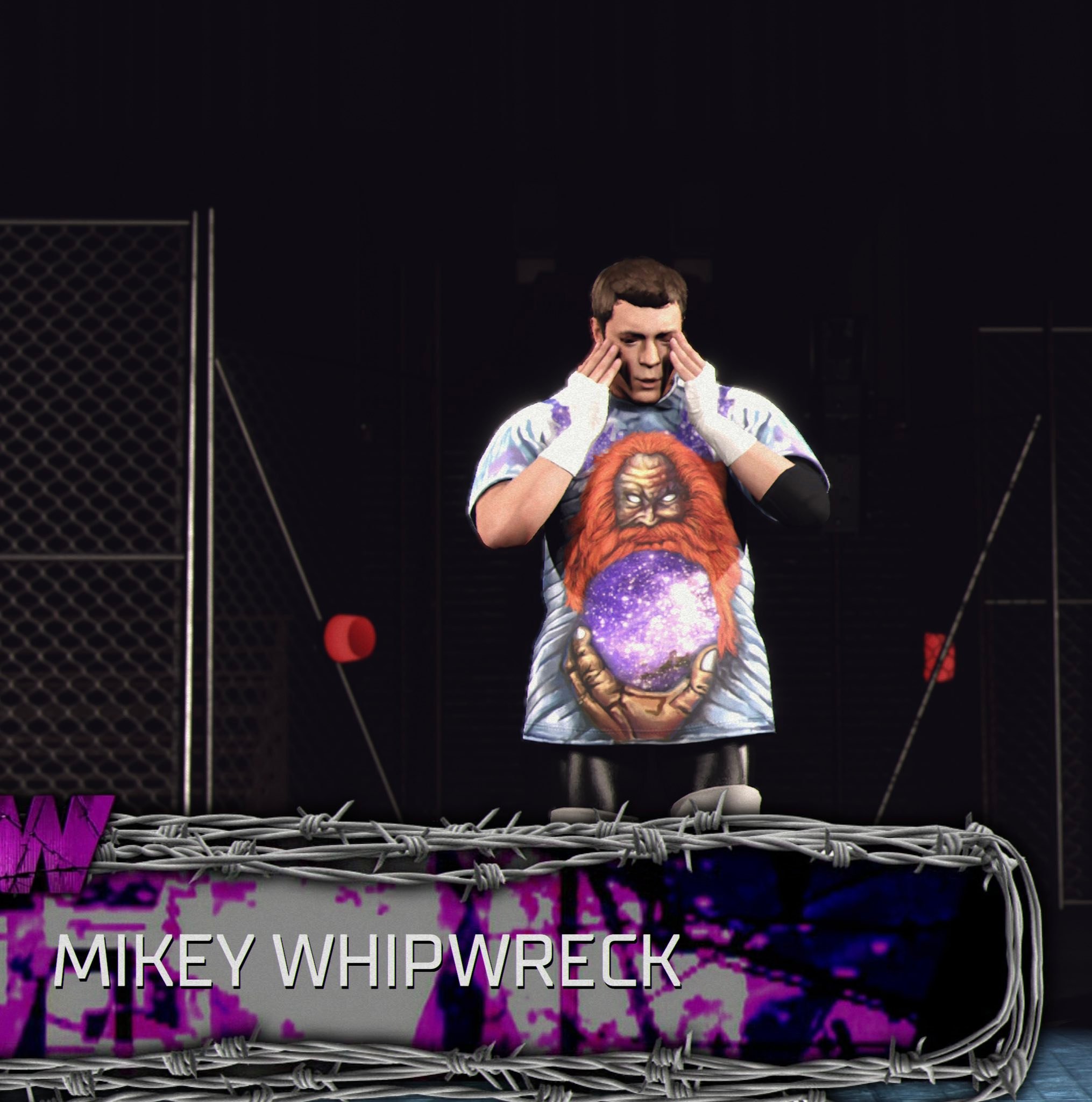 Mikey Whipwreck in WWE 2K26 with faithful 2k16 conversion