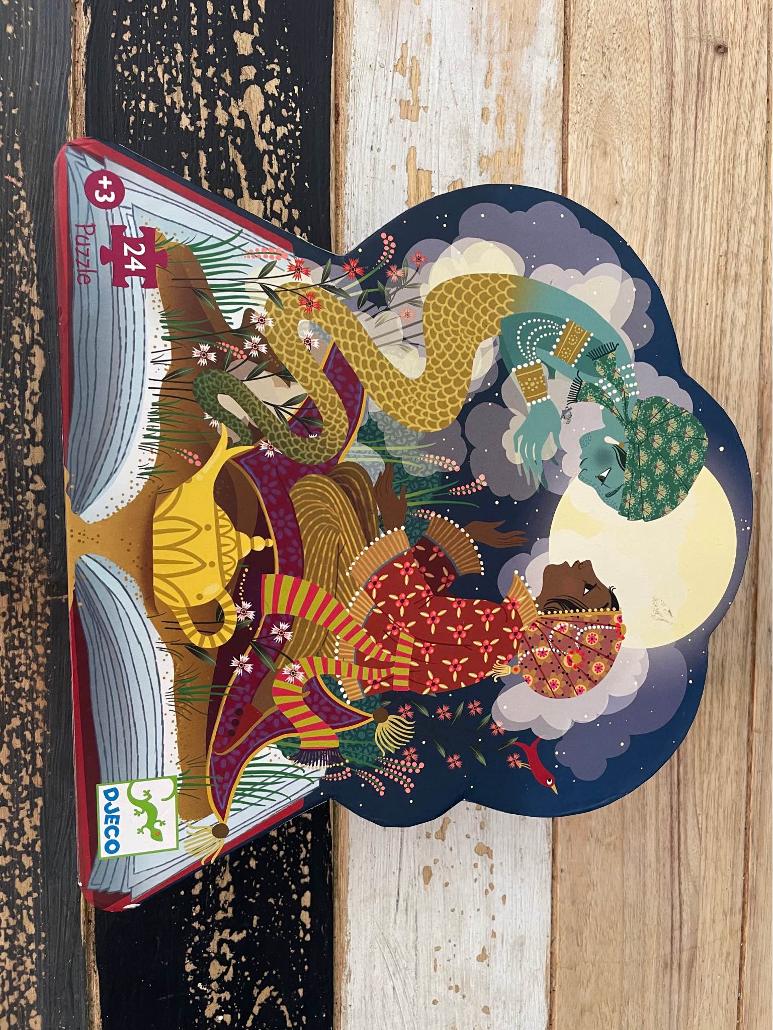 Puzzle En Bois 3 Niveaux Chez Moo – Djeco, Dès 2 Ans, 25x25 Cm, FSC