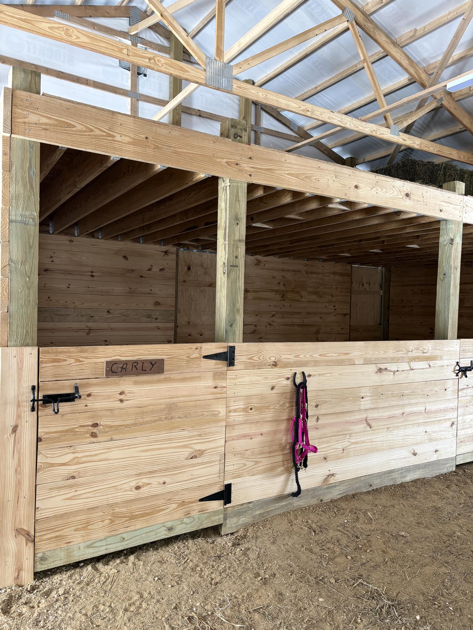 What type of dirt or soil mixture did you use for a dirt barn floor ...