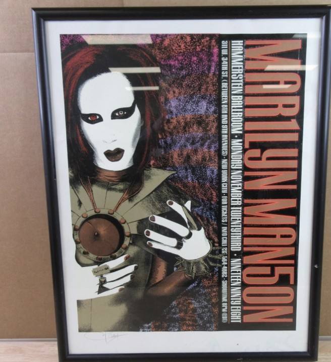 ヴィンテージポスター Emek/ Marilyn Manson 98 デトロイト Emek