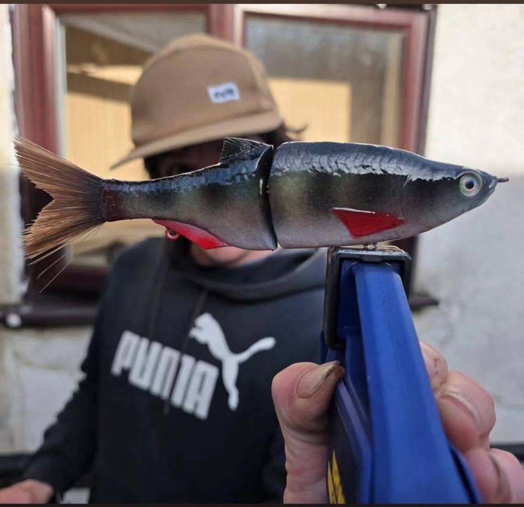 custom fishing lures near me Adam's Havok – Musky Shop ITD5849 Color:HL Gold Black Air Brush Paint - PH Custom Lures Length