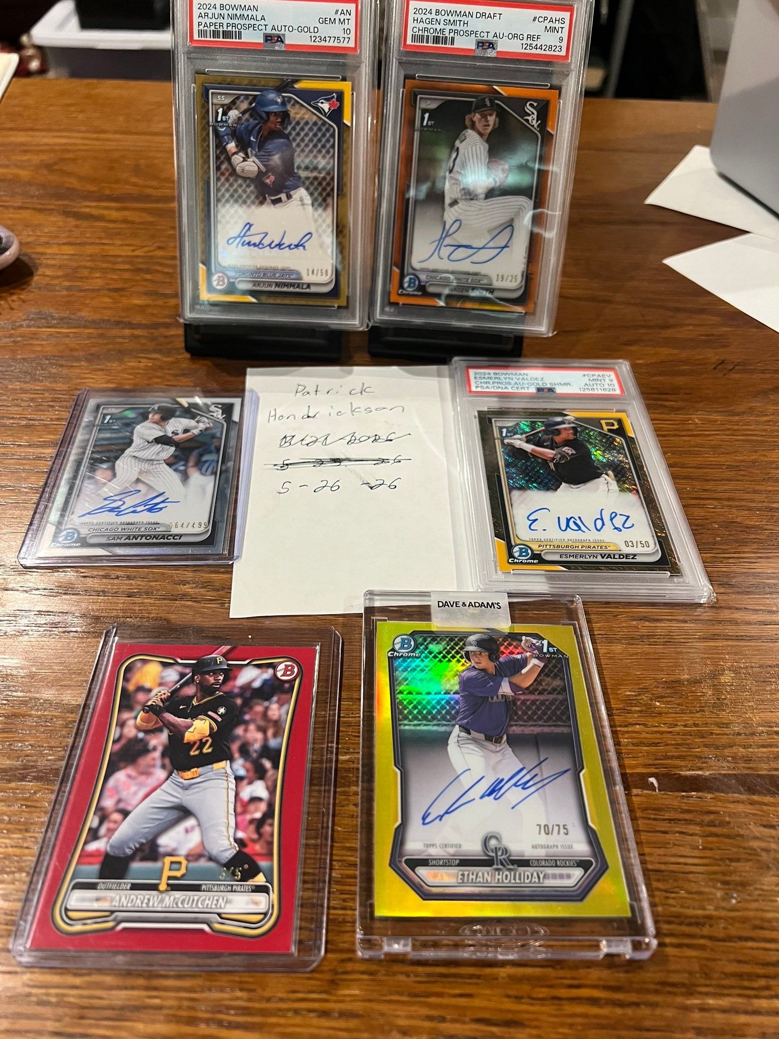 Rare baseball card collection for sale with autos