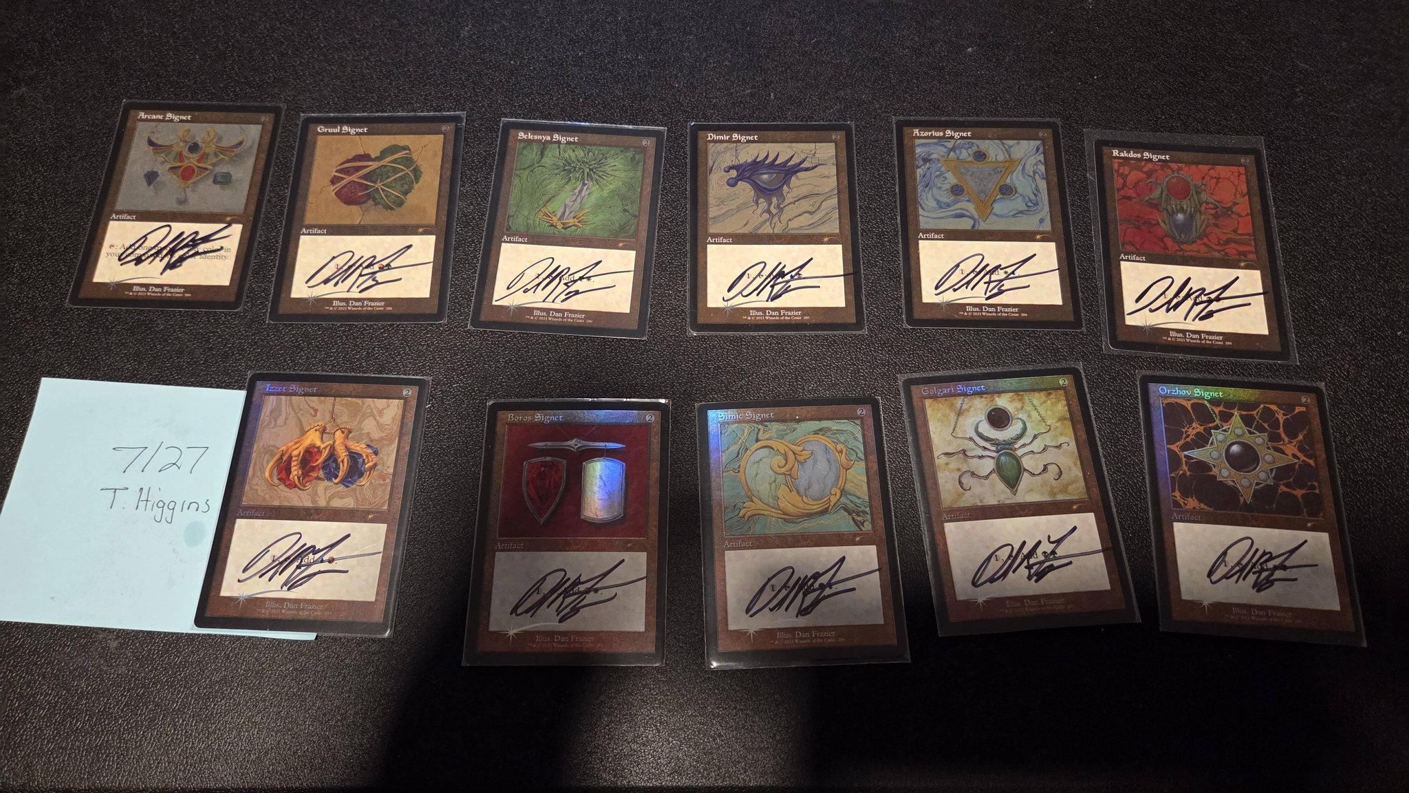 Dan Frazier Magic the Gathering artist proof cards for sale