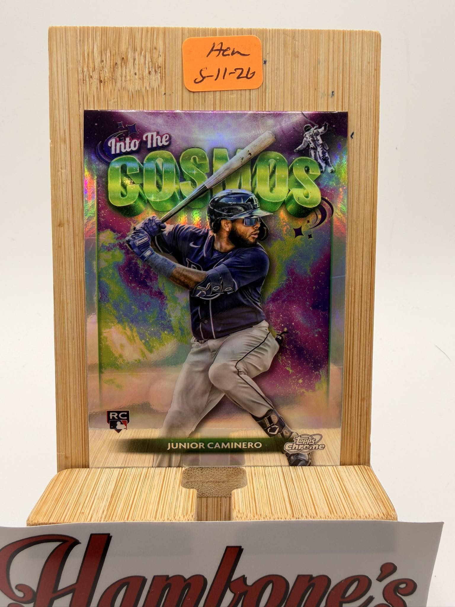 2024 Topps Chrome Cosmic Junior Caminero RC auction