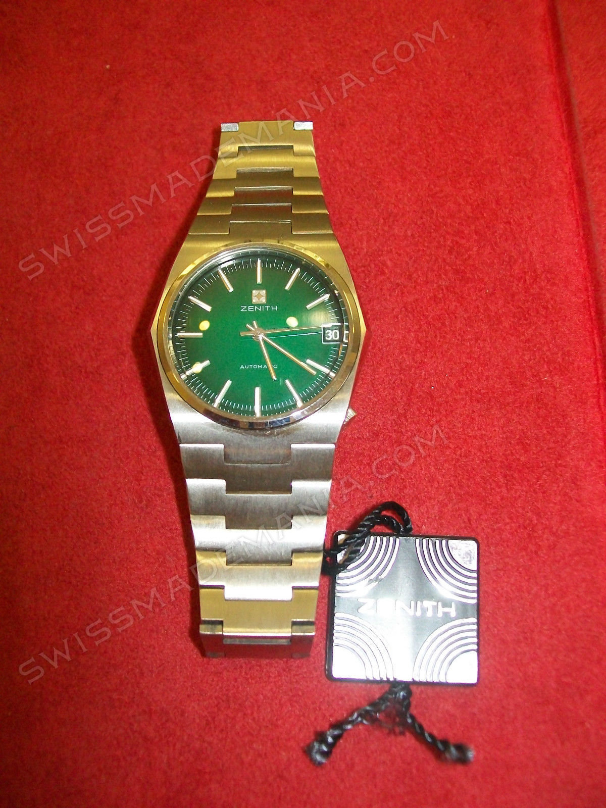 Zenith Surf NOS, green dial, cal. 2572PC, second half of the '70s